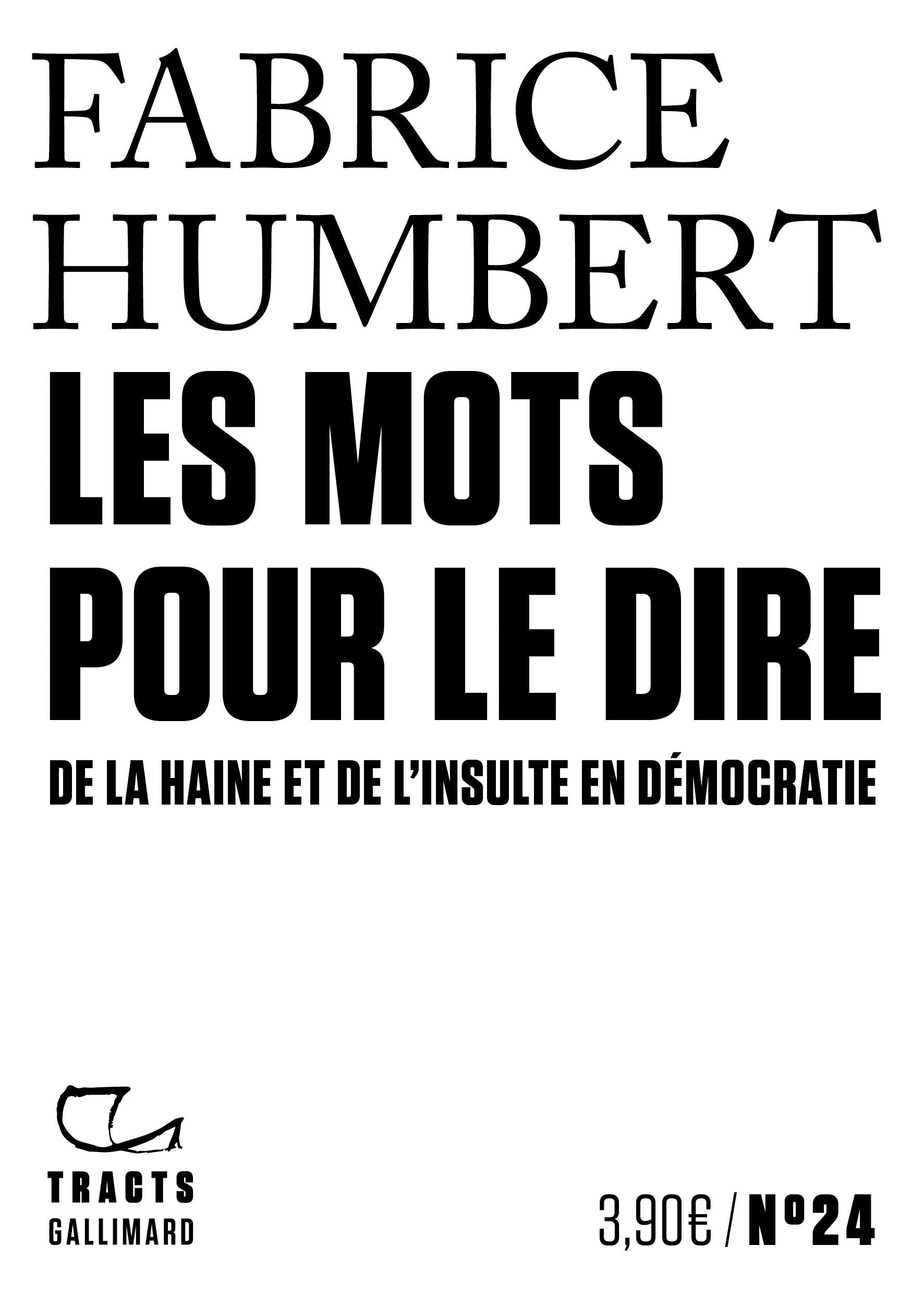 Les Mots pour le dire: De la haine et de l’insulte en démocratie 9782072943430