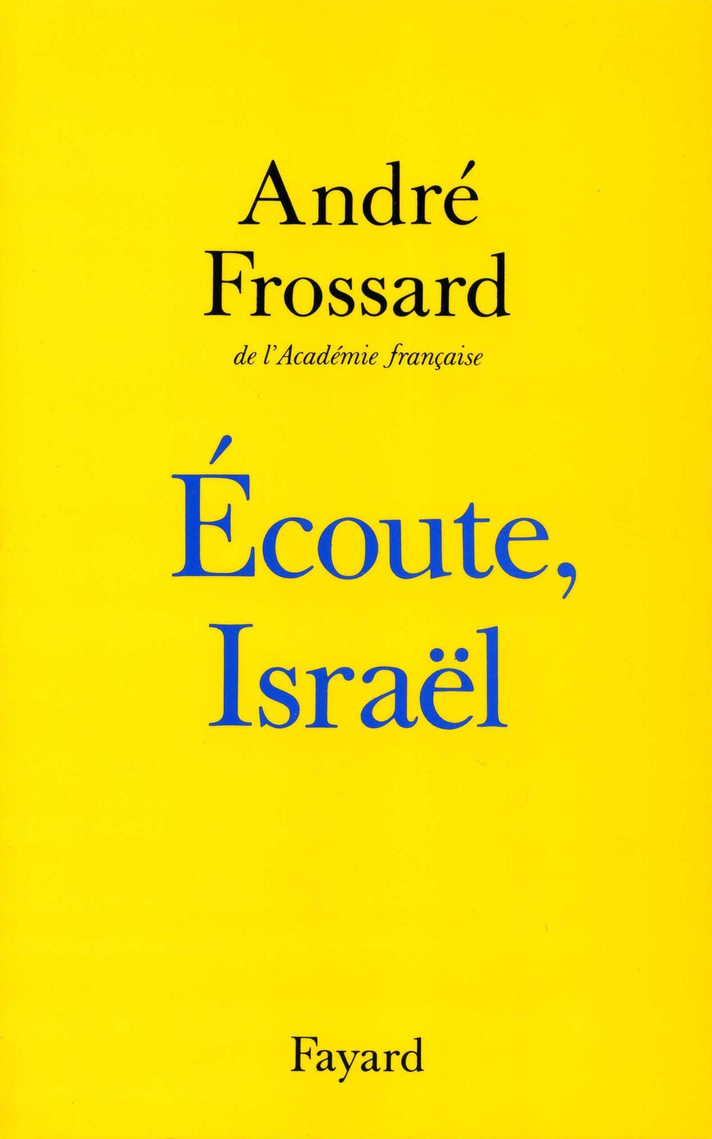 Ecoute Israël 9782213592312