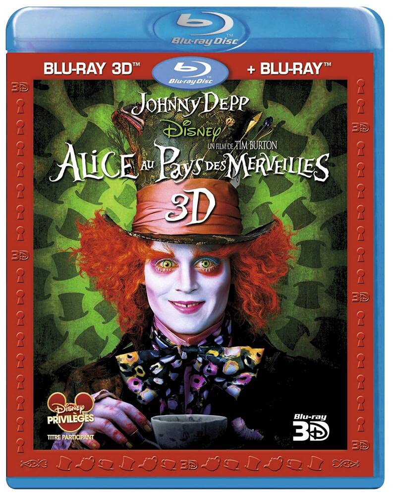 Alice au Pays des Merveilles 3D + Blu-Ray 2D 8717418290351