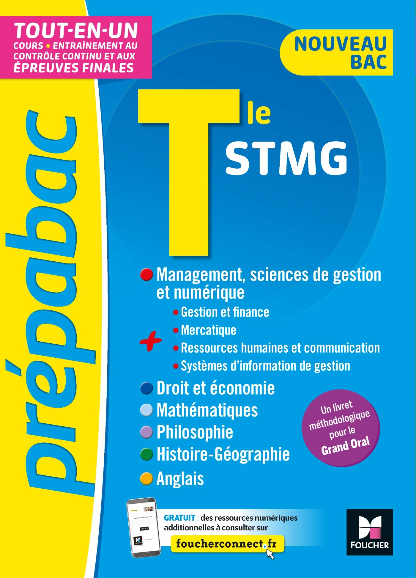 PREPABAC - Toute la terminale STMG - Bac 2023 - Contrôle continu et épreuves finales - Révision 9782216158447