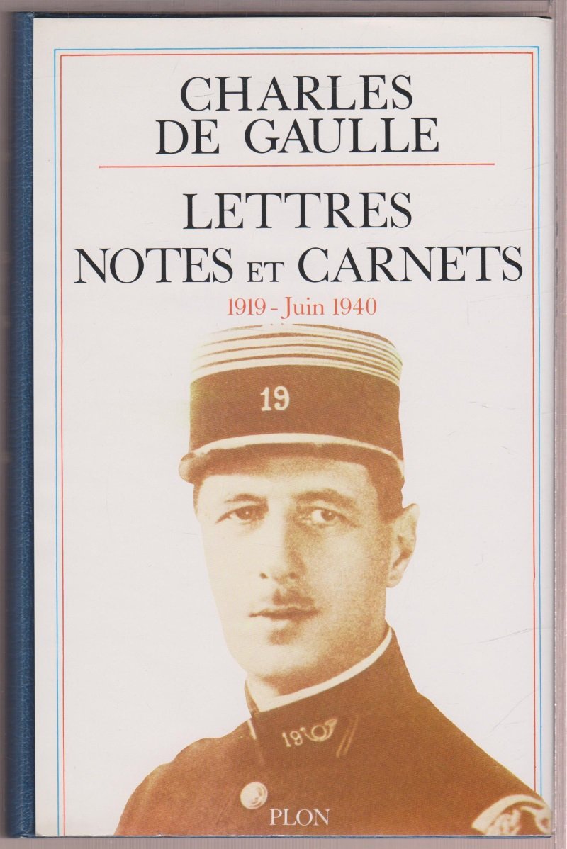 Lettres notes et carnets, 1919-juin 1940 9782859391461