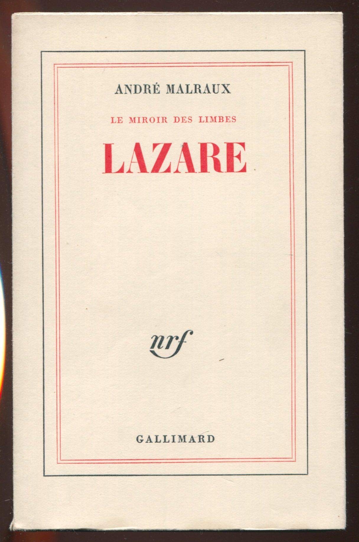 Le miroir des limbes lazare