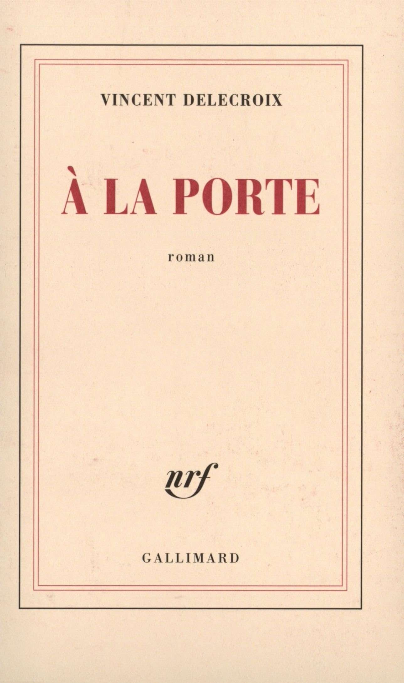 À la porte 9782070739066