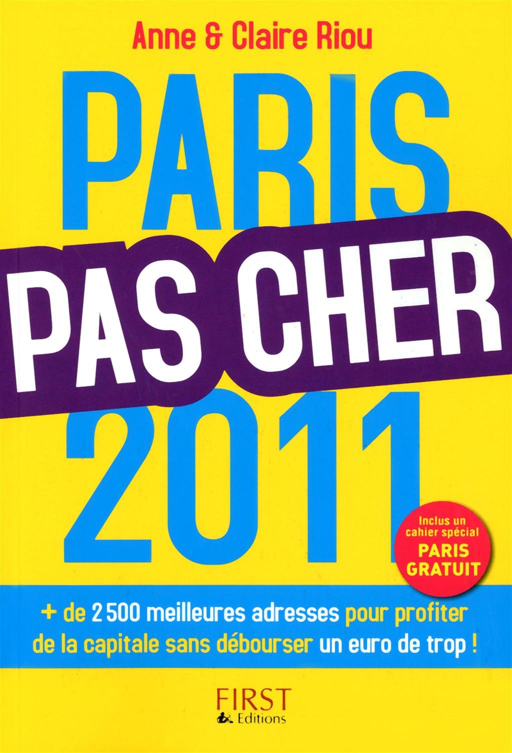PARIS PAS CHER 2011 9782754017534