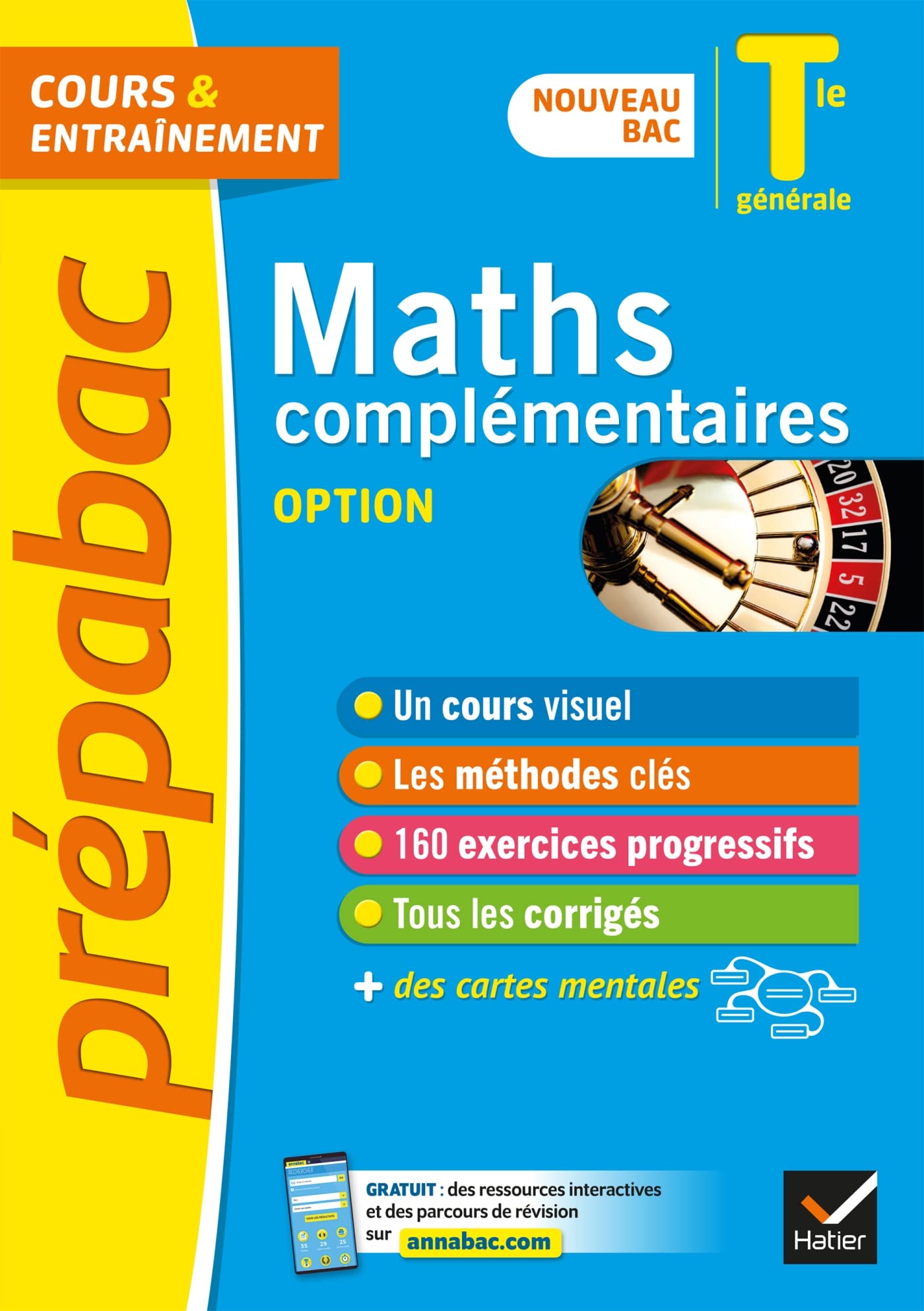 Prépabac Maths complémentaires (option) Tle générale - Bac 2023: nouveau programme de Terminale 9782401064621