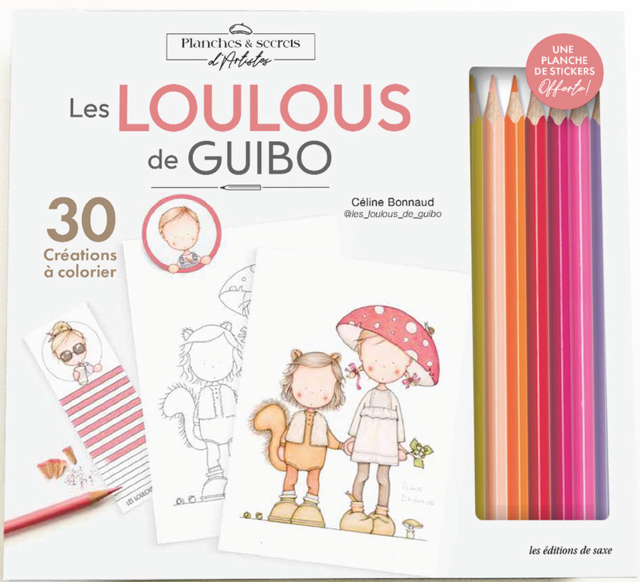 Coffret Coloriage les Loulous de Guibo 9782756540818