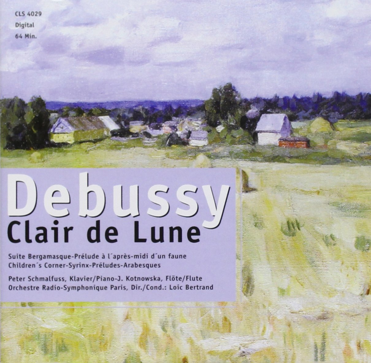 Debussy : Clair de Lune 0090204000913