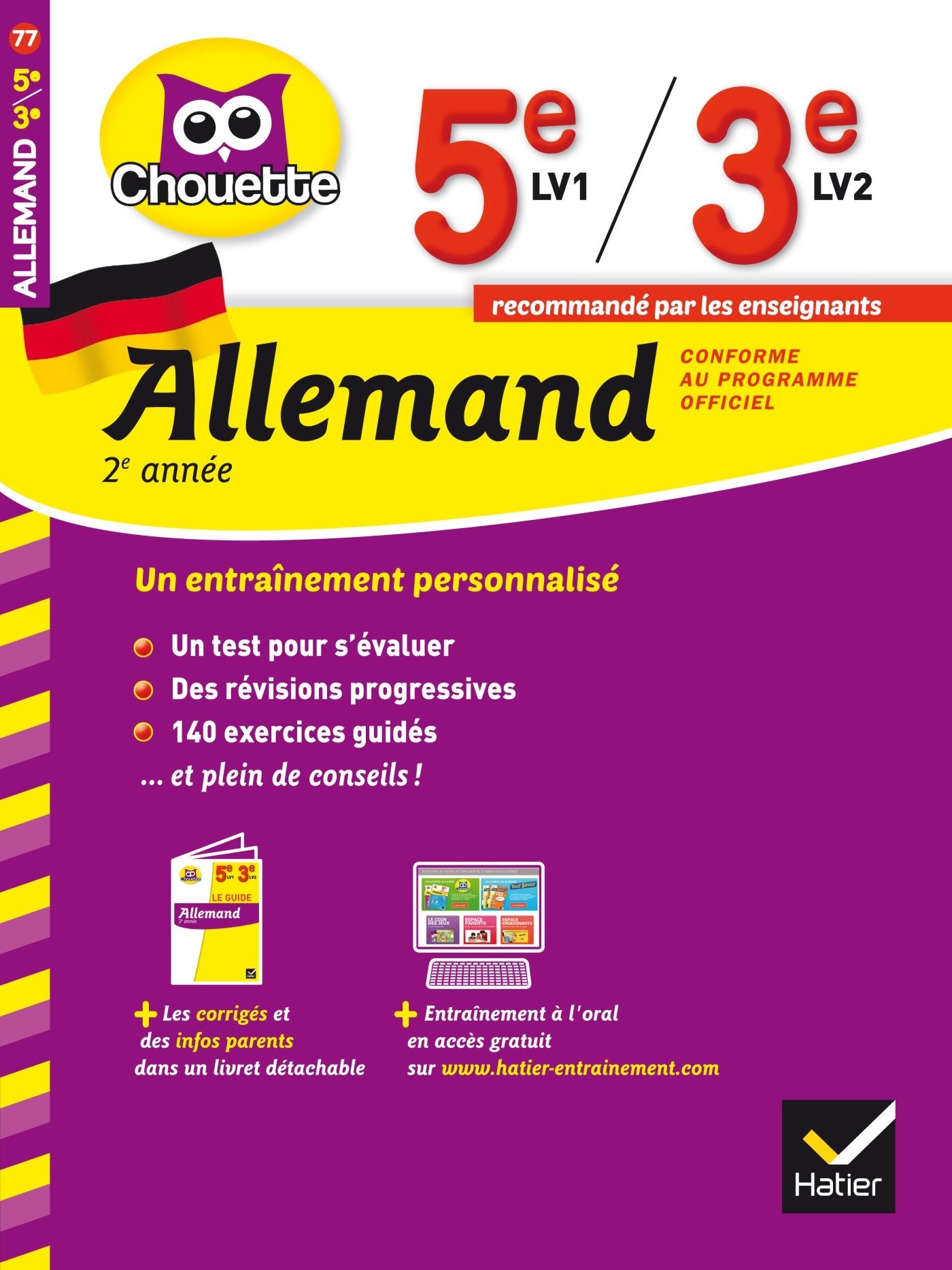 Allemand 2e année: 5e LV1 / 3e LV2 9782218969843