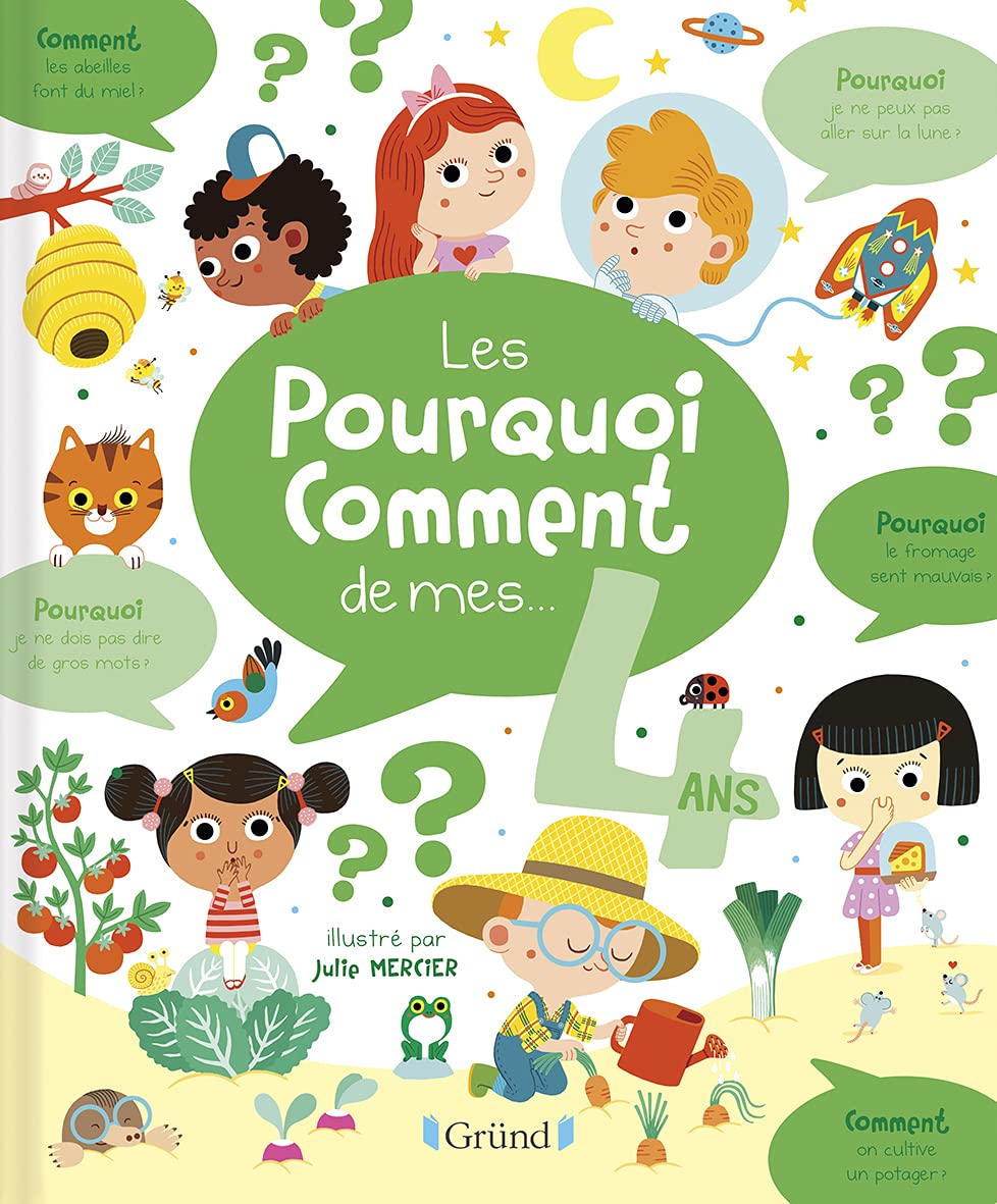 Les pourquoi-comment de mes 4 ans – Album documentaire avec 130 questions – À partir de 4 ans 9782324028489