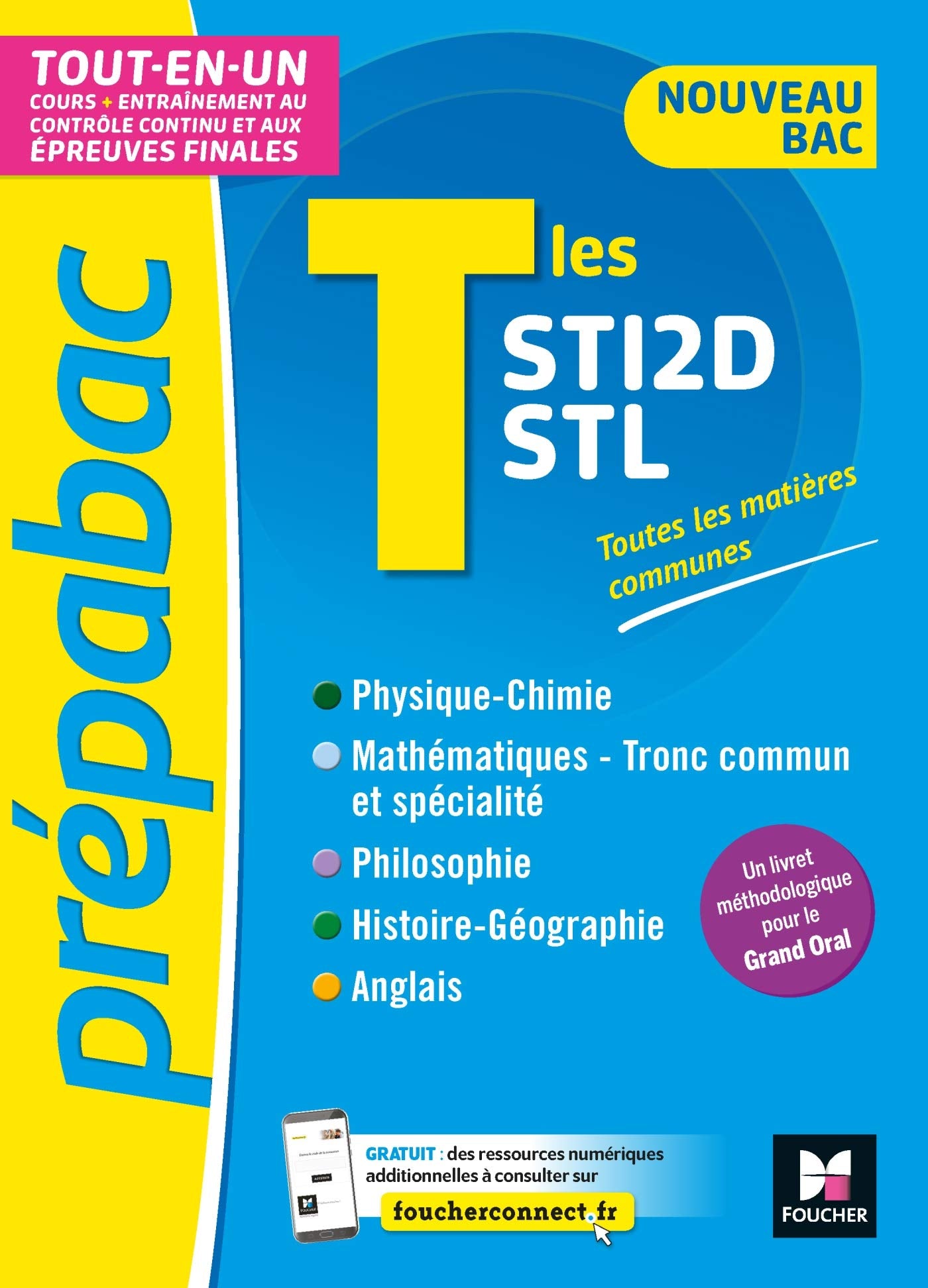 PREPABAC - Terminales STI2D/STL - Bac 2023 - Contrôle continu et épreuves finales - Révision 9782216158430