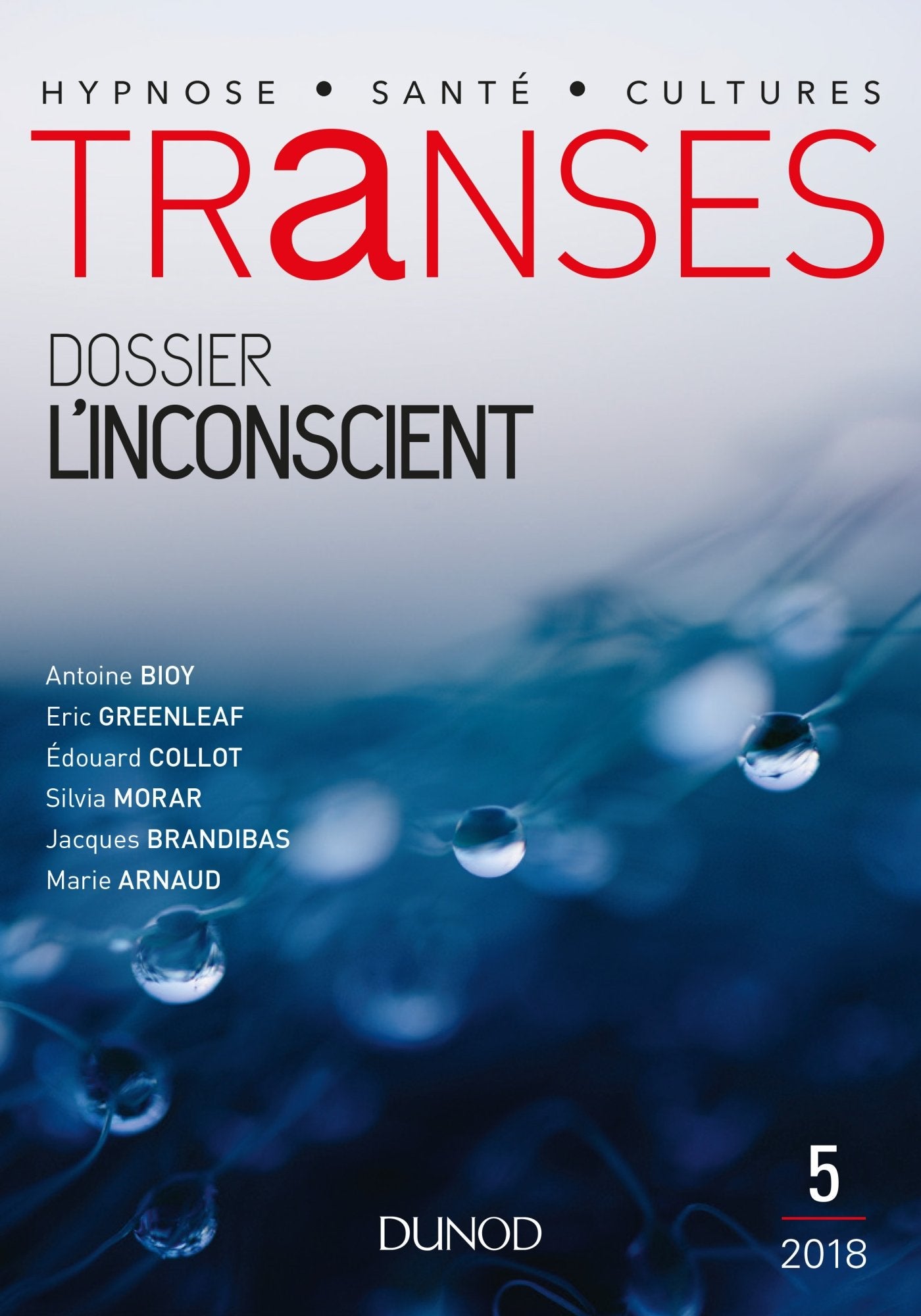 Transes n°5 - 4/2018 L'Inconscient: L'Inconscient 9782100633173