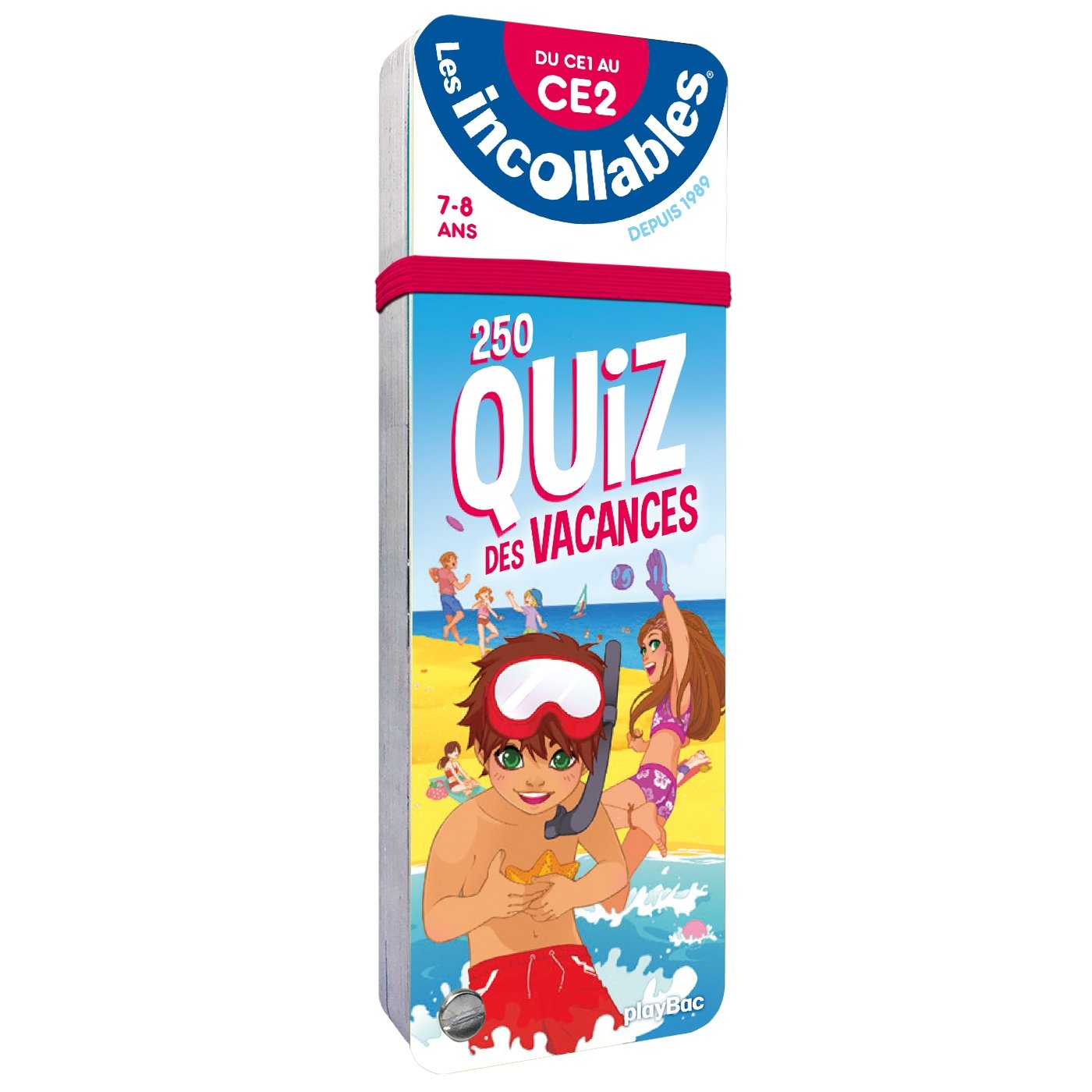 Les incollables - 250 quiz des vacances - Du CE1 au CE2- Cahier de vacances 9782809661569