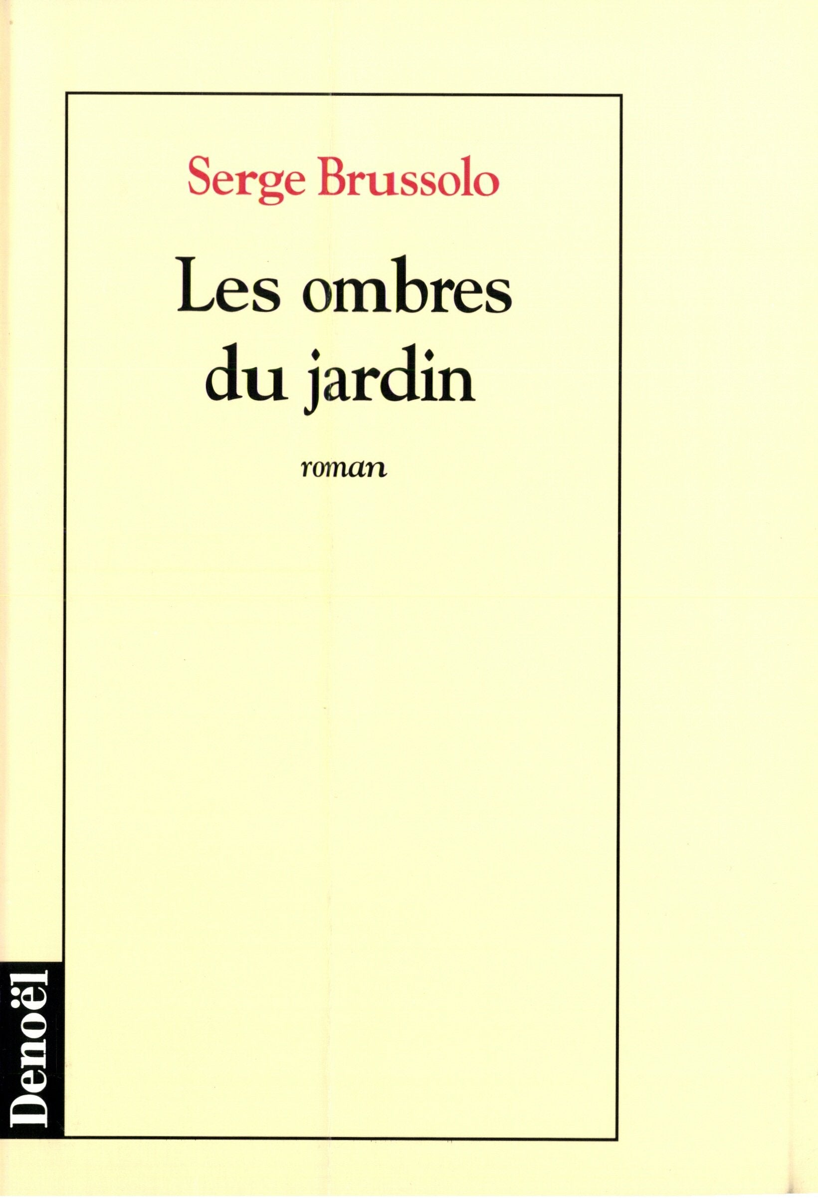 Les ombres du jardin 9782207243886