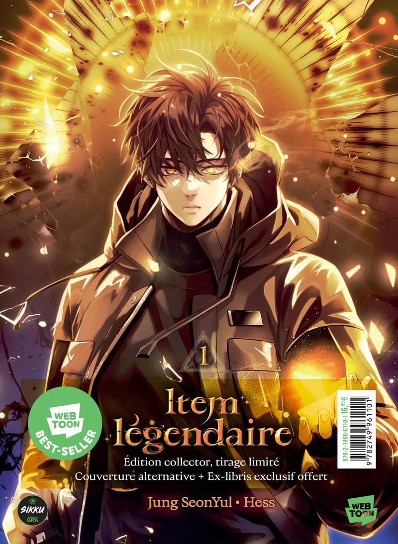 Item légendaire - Edition Collector - Tome 1 - Webtoon Nouveauté 2025 9782749961101