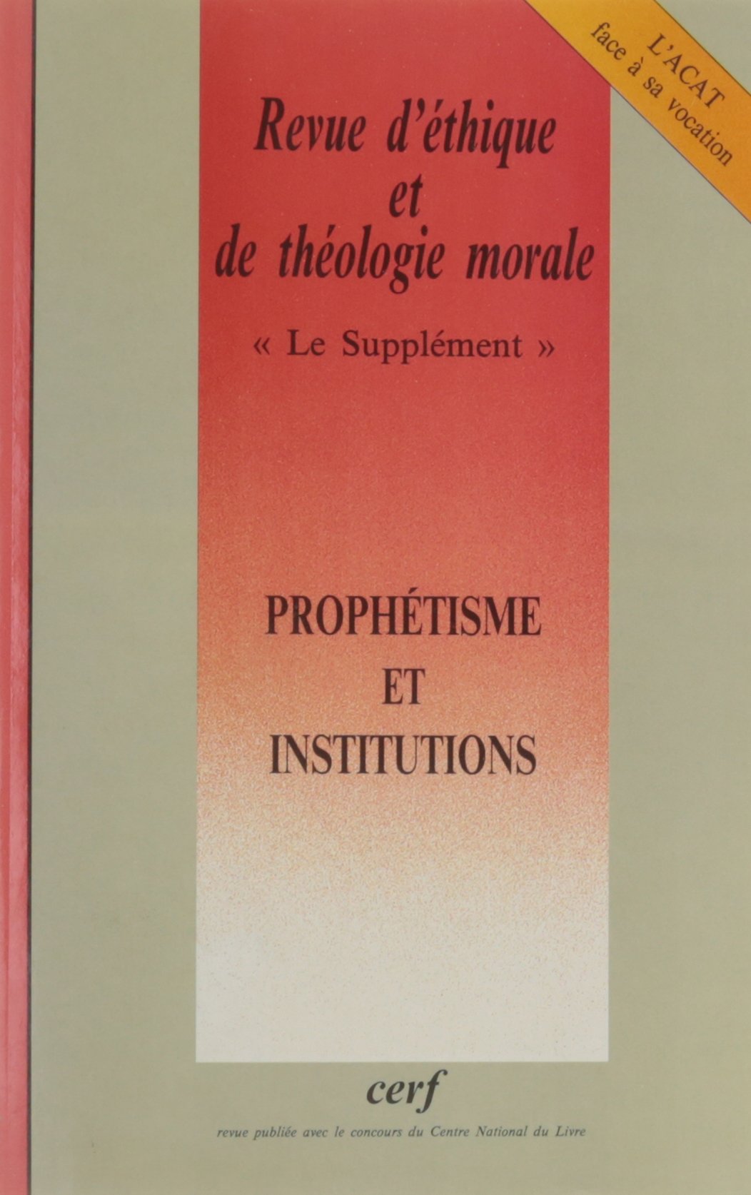 Prophetisme et institution n° 223 9772204352230