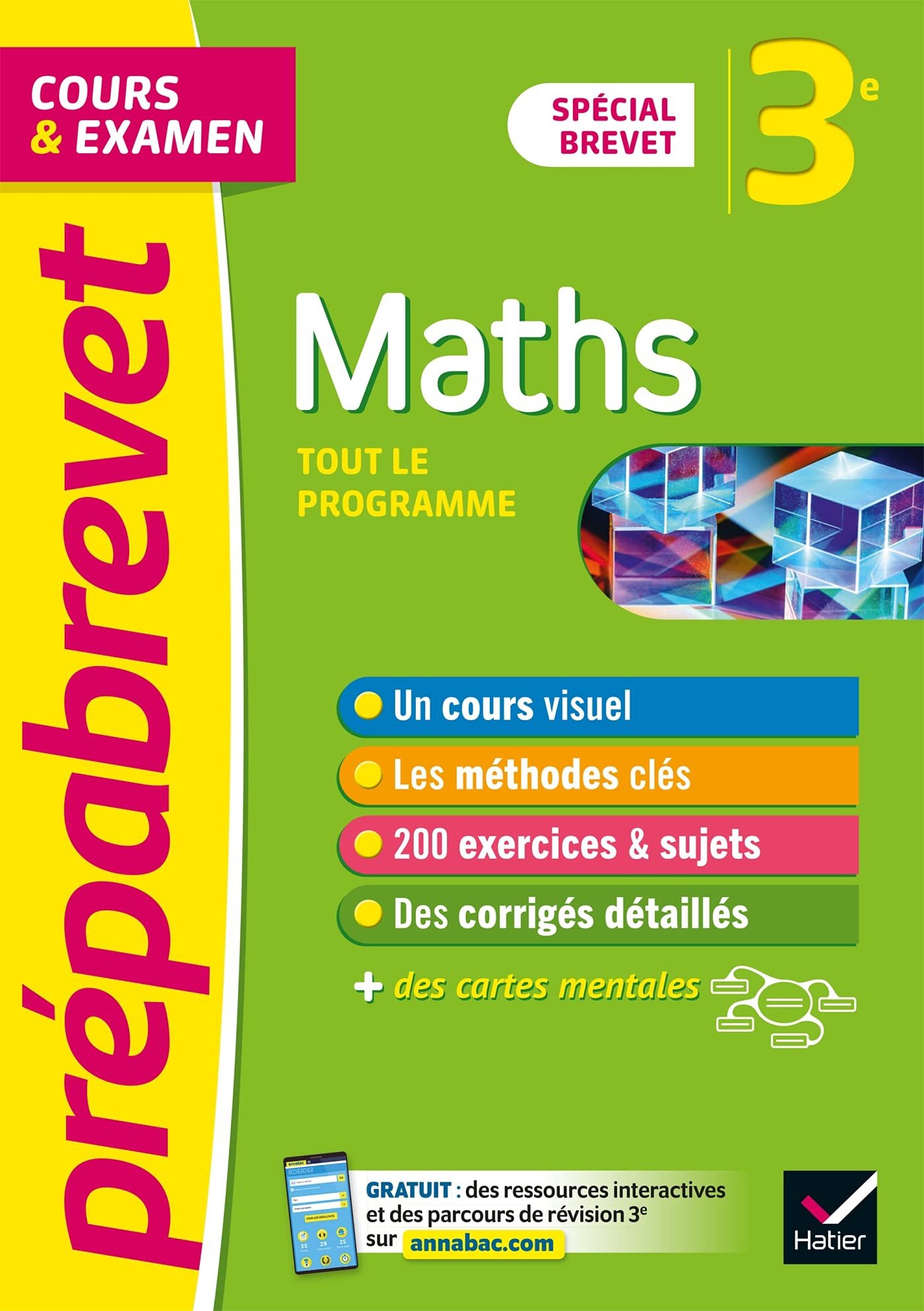Prépabrevet Maths 3e - Brevet 2024: cours, méthodes et entraînement 9782401078291