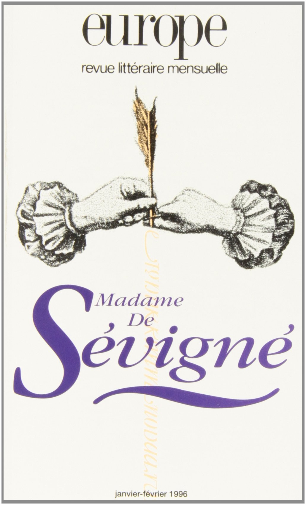 Mme de Sévigné, numéro 801-802 9782910814113