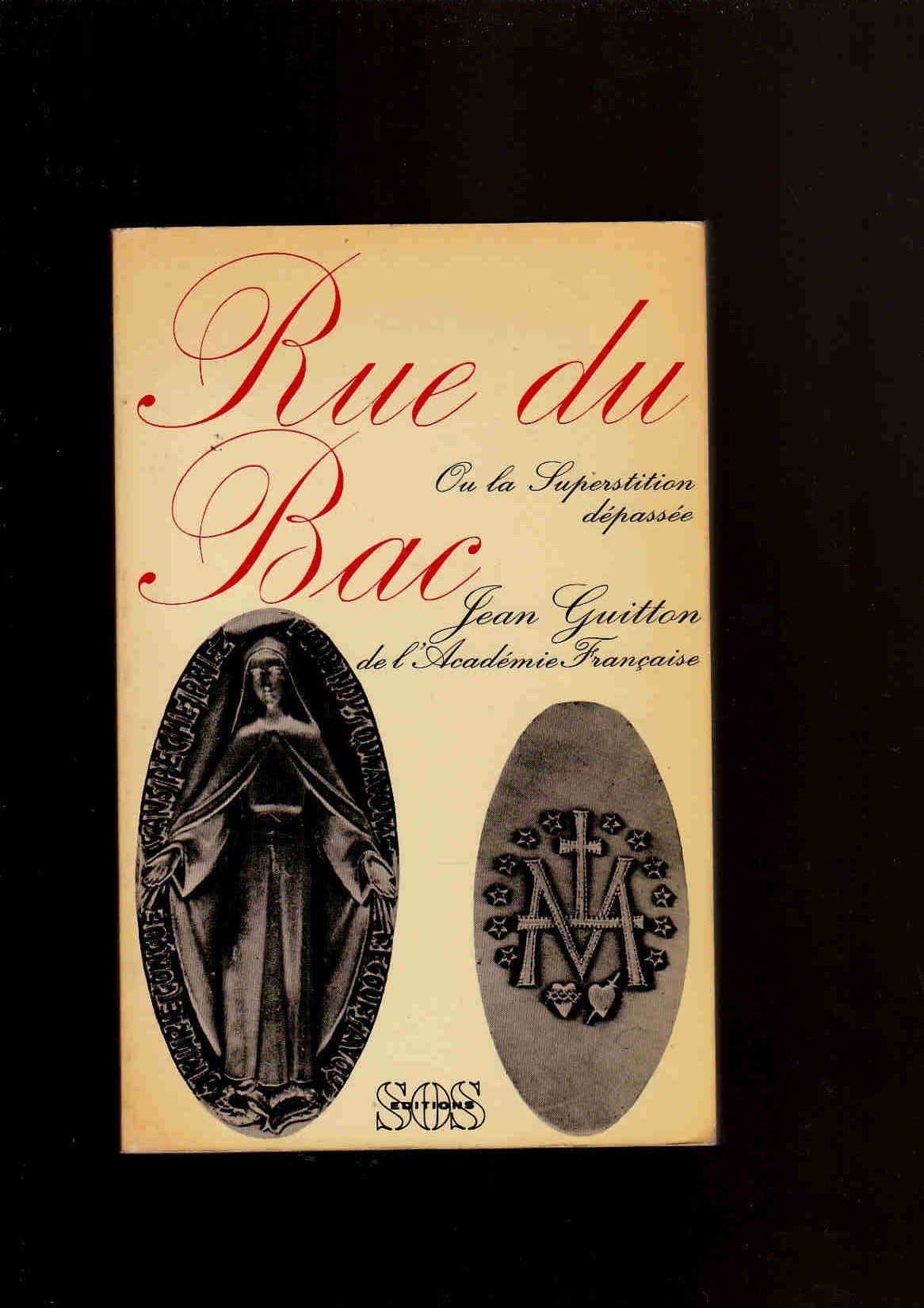 Rue du bac ou la superstition depassee 9782718508559