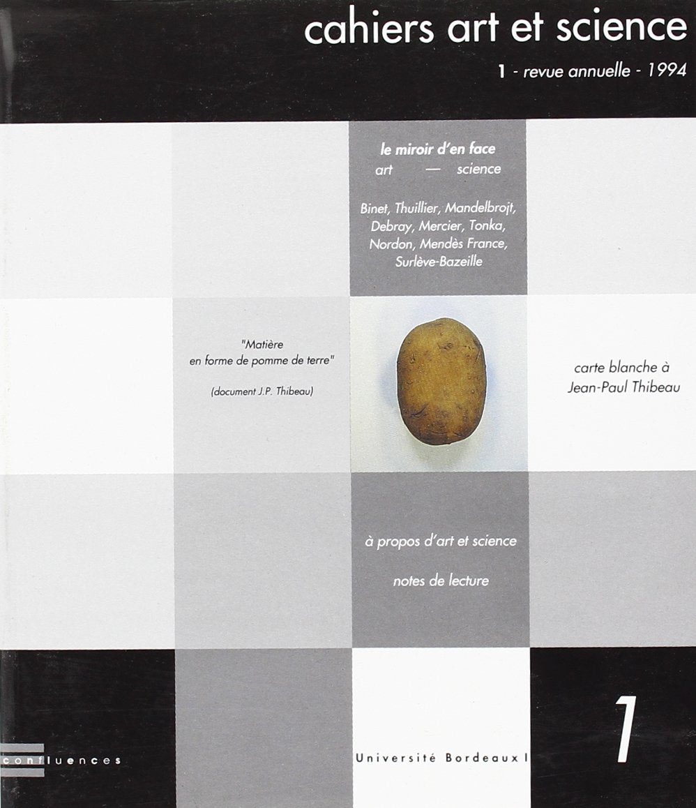 Cahiers art et science 1 9782910550035