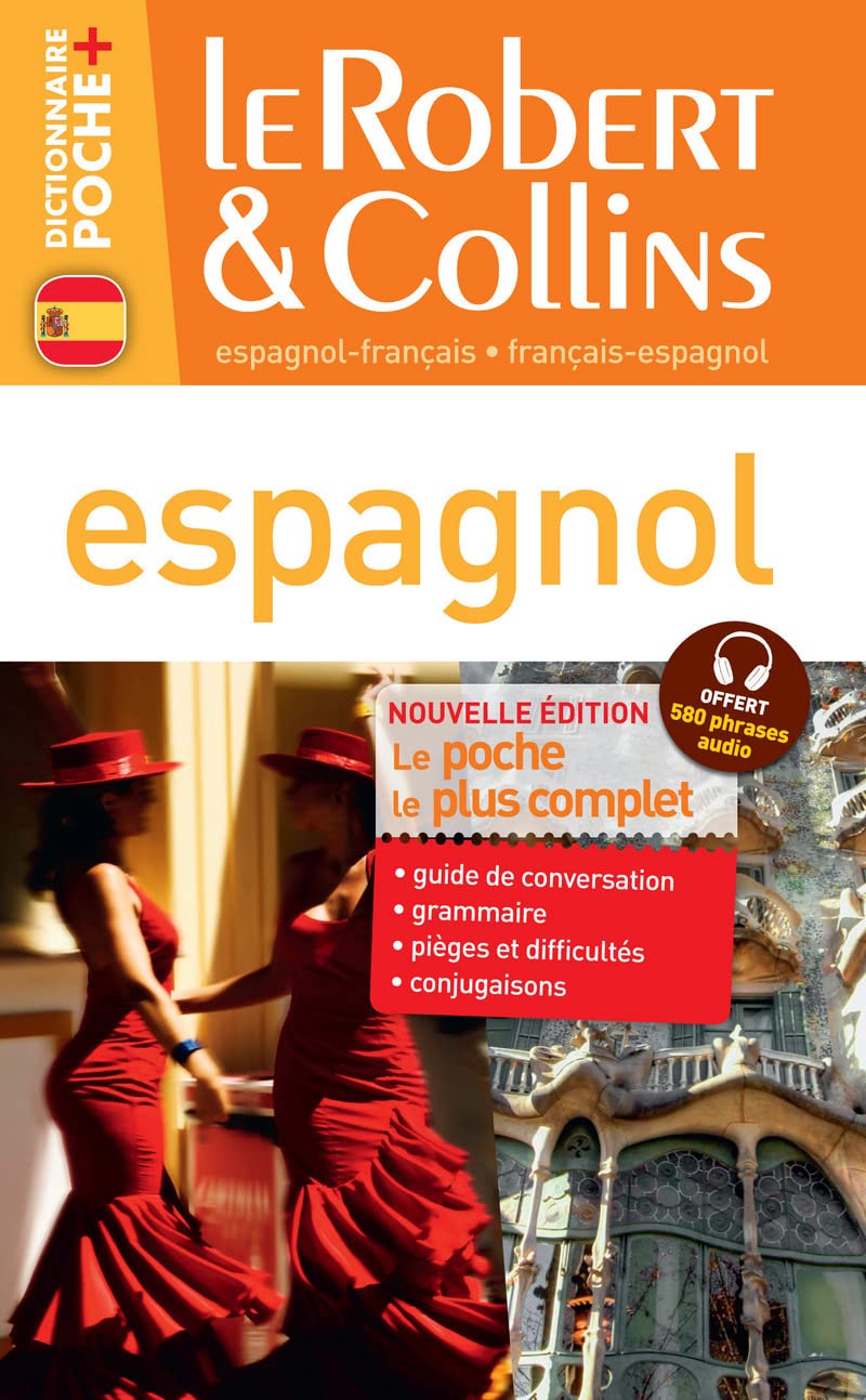 Dictionnaire Le Robert & Collins Poche Plus espagnol 9782321004554