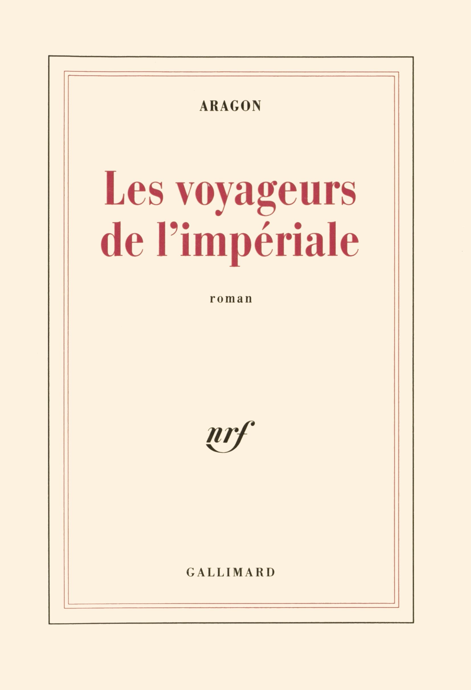 Les Voyageurs de l'Impériale 9782070202171