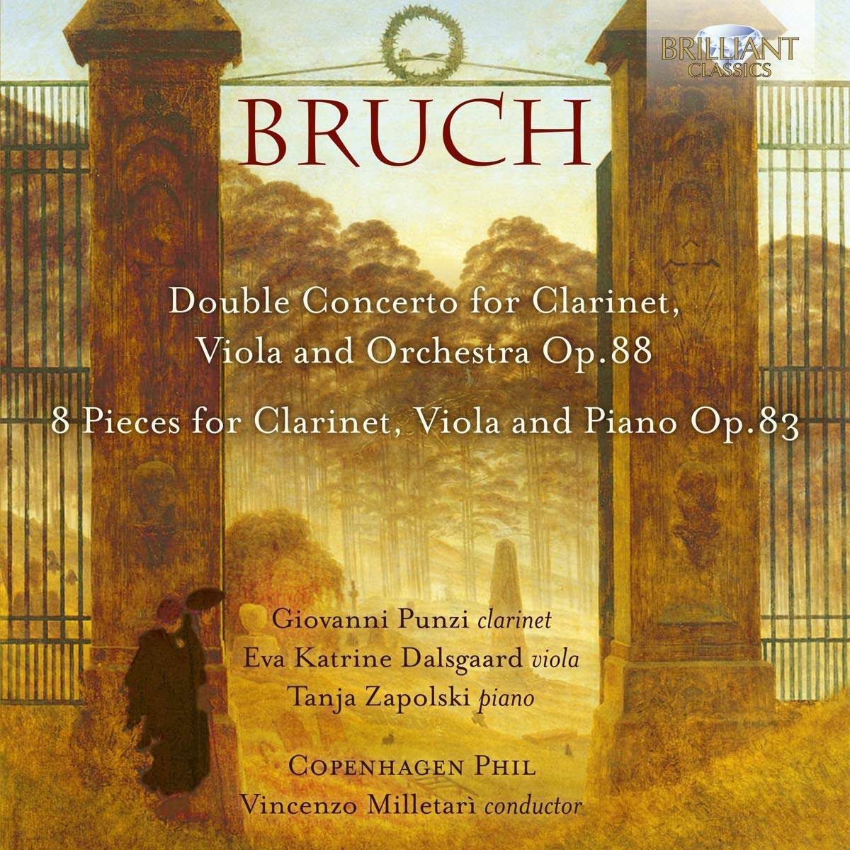 Bruch: Double Concerto for Clarinet, Viola and Orchestra Op.88, 8 Pieces for Clarinet, Viola and Piano Op.83 5028421956732