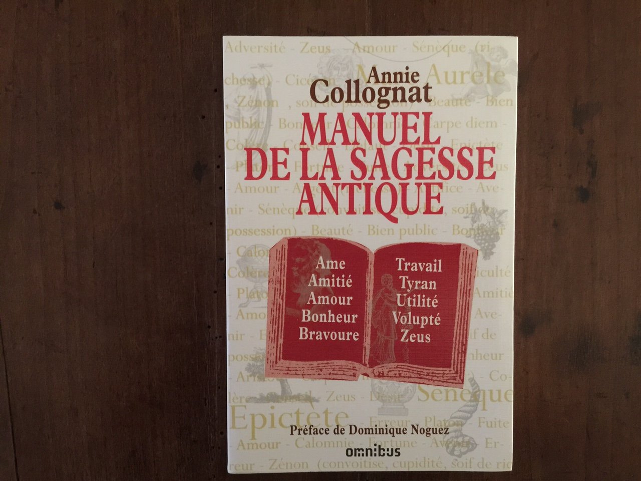 MANUEL DE LA SAGESSE ANTIQUE 9782258080485