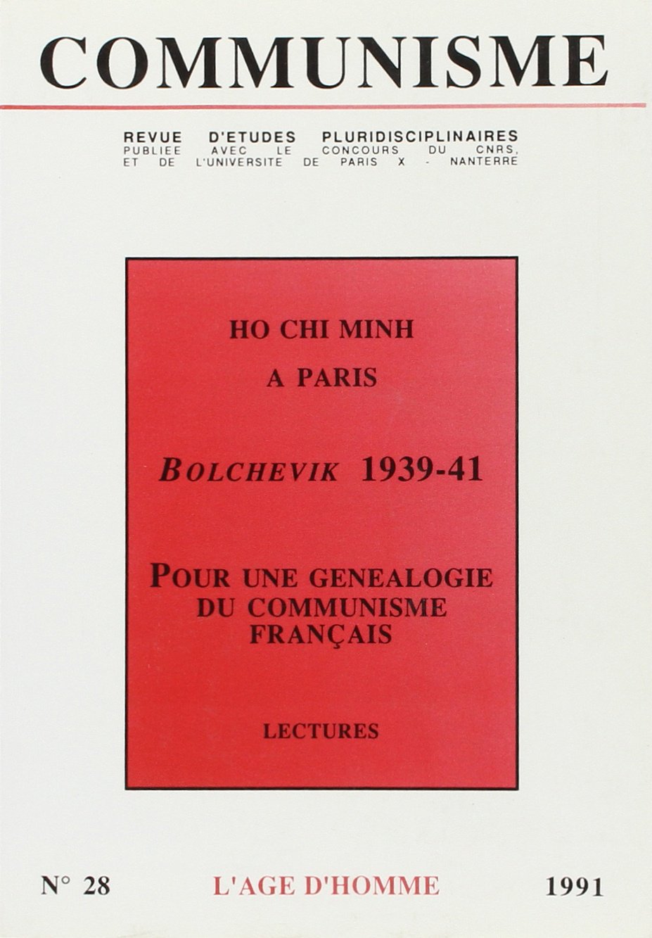 Communisme, 1991 9782825101964