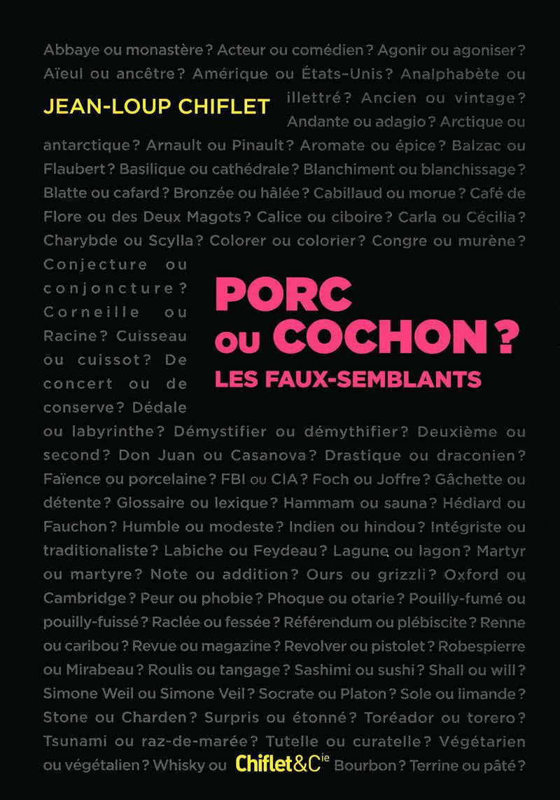 PORC OU COCHON ? LES FAUX-SEMBLANTS 9782351640807