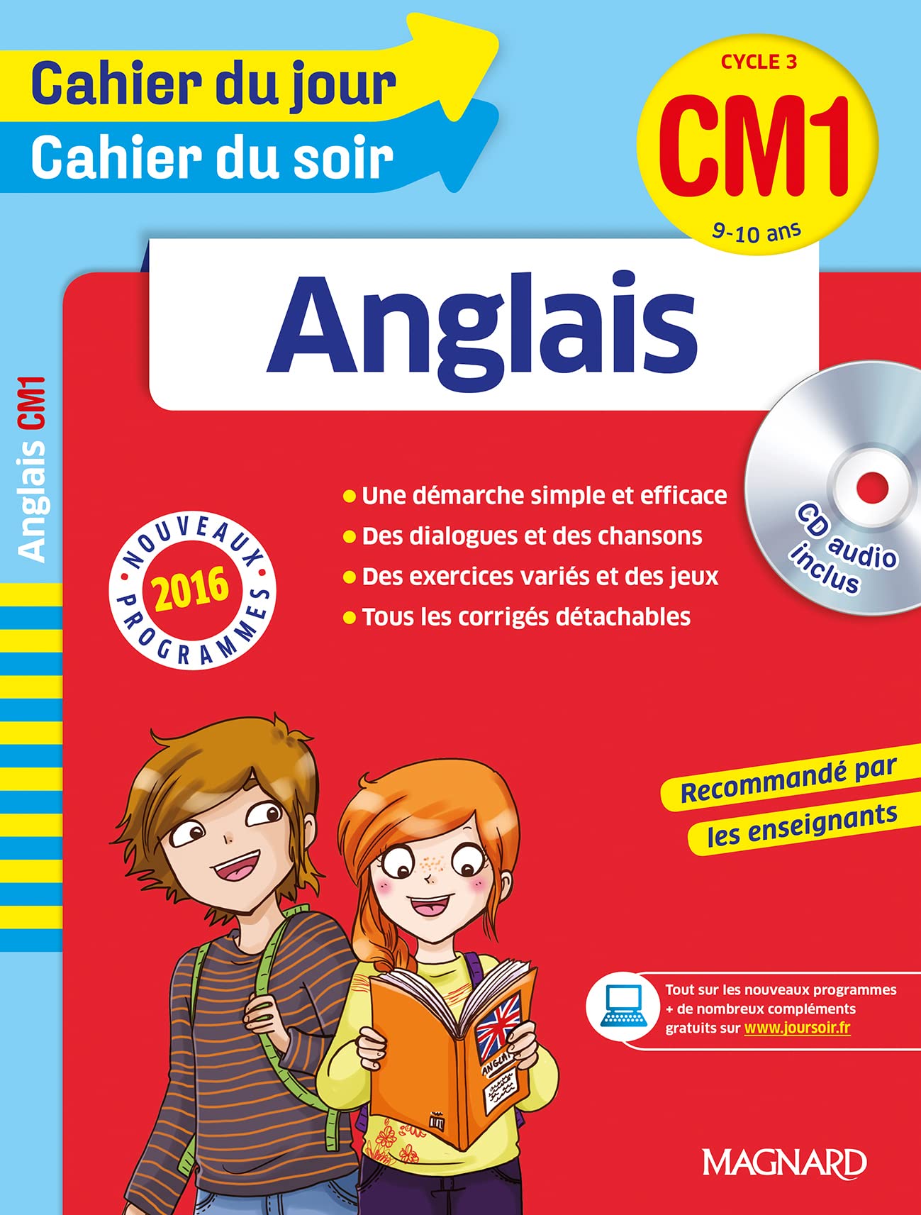 Cahier du jour/Cahier du soir Anglais CM1 - Nouveau programme 2016 9782210753747