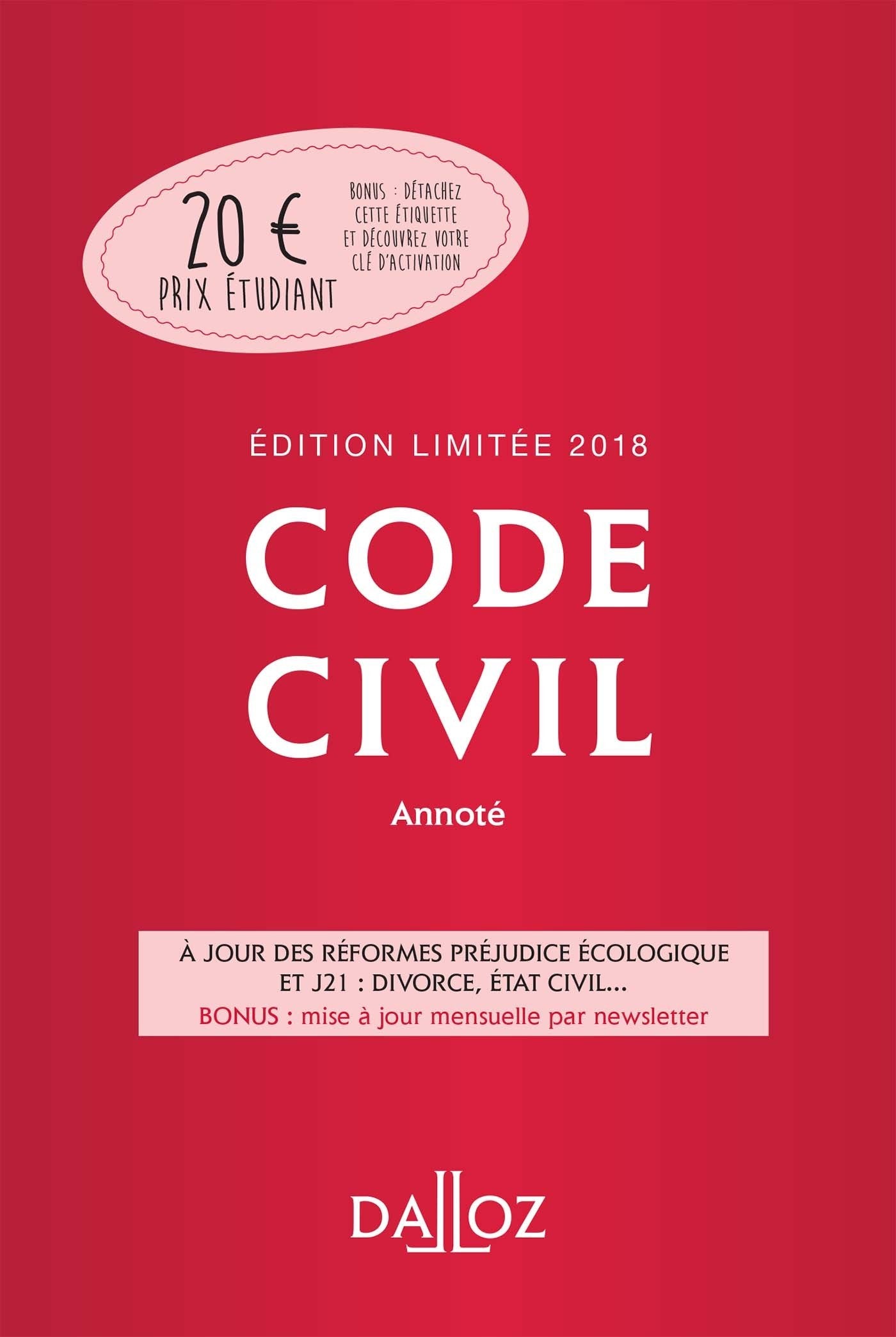 Code civil annoté 9782247169092