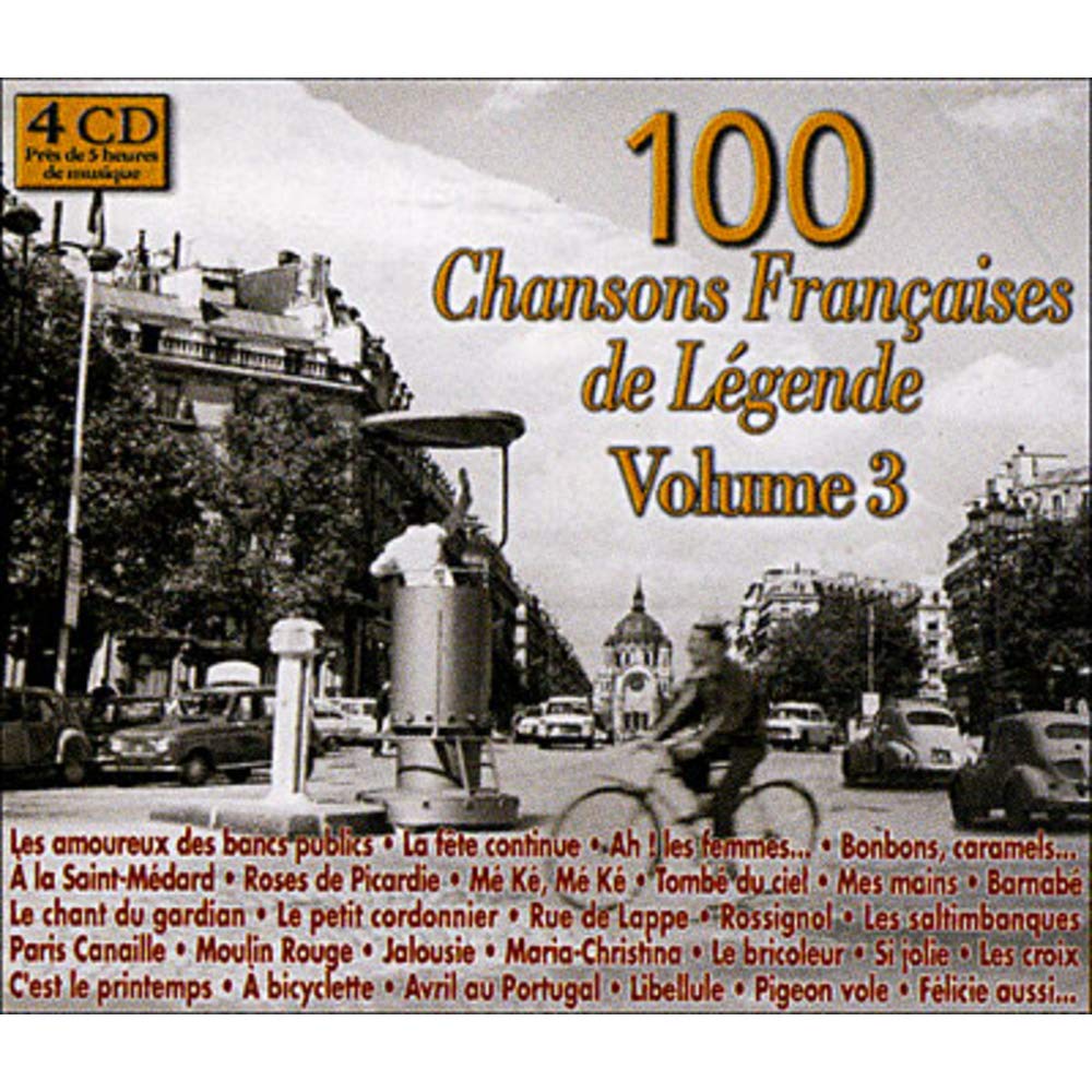 100 Chansons Françaises de Légende Vol. 3 (Coffret 4 CD) 0724359687124