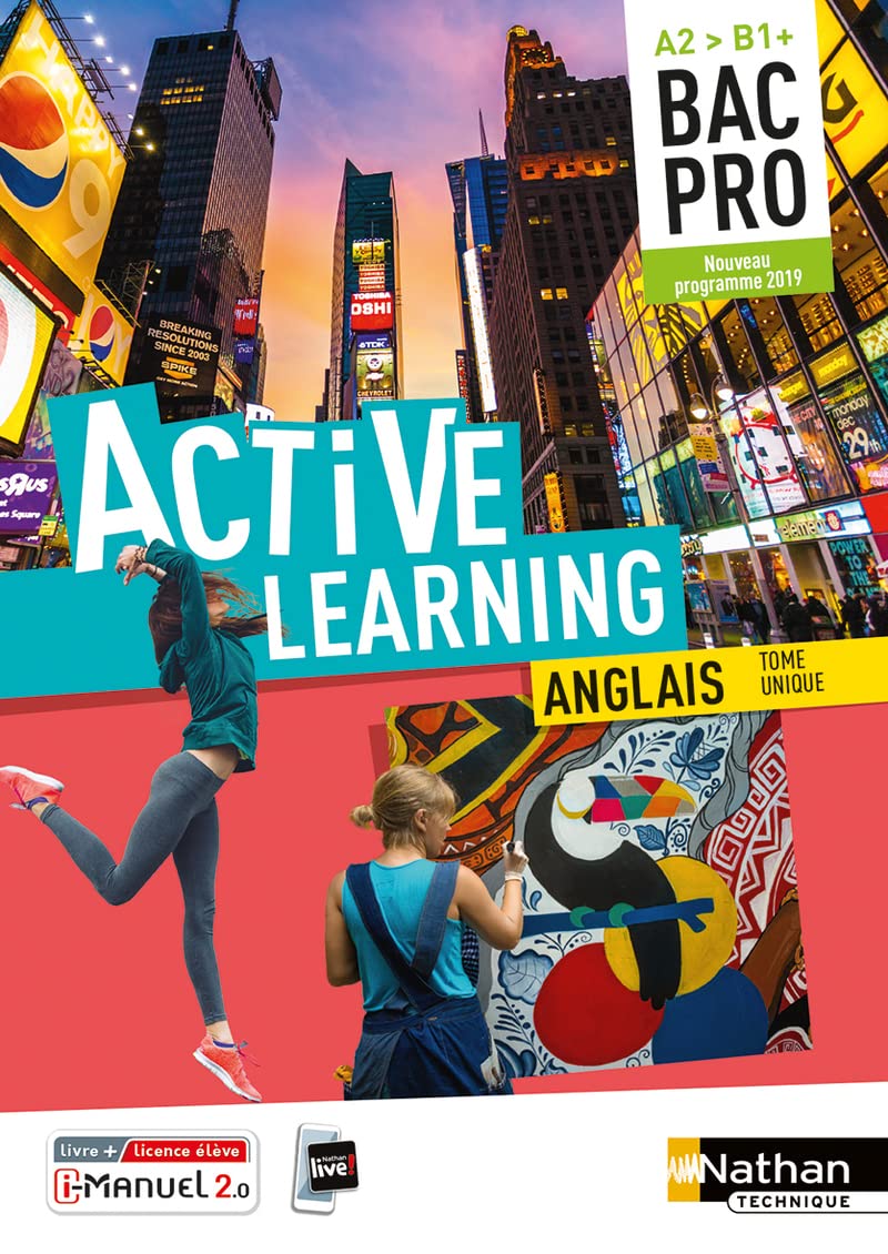 Active Learning - Anglais Bac Pro - Niveau A2B1+ 9782091654454