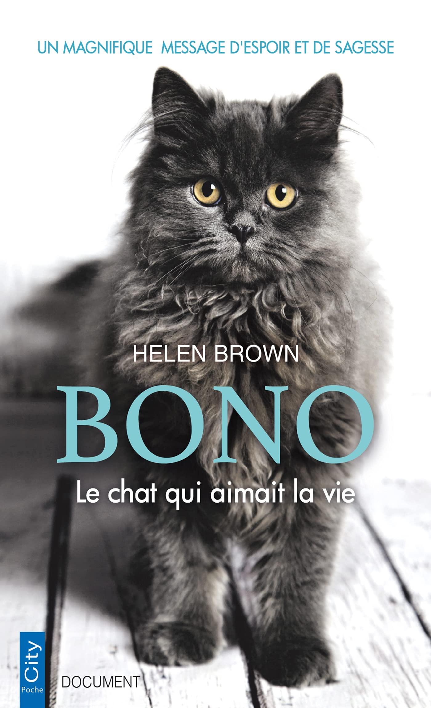Bono le chat qui aimait la vie: Un magnifique message d'espoir et de sagesse 9782824618869