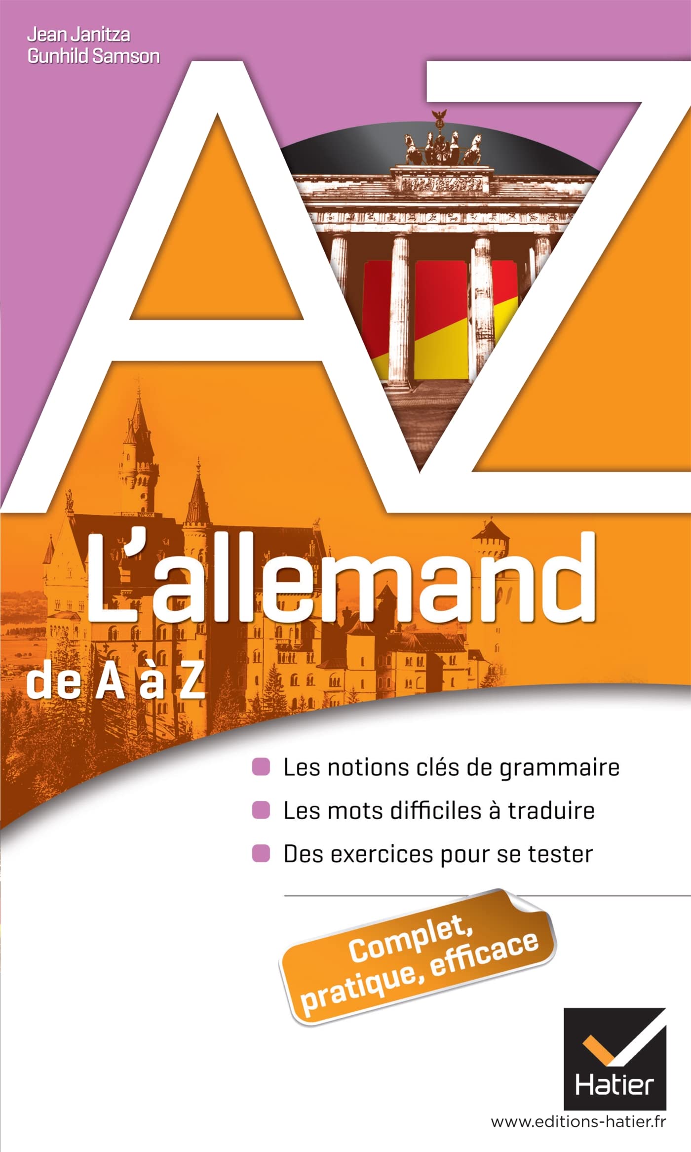 L'allemand de A à Z: Grammaire, conjugaison et difficultés 9782218952036