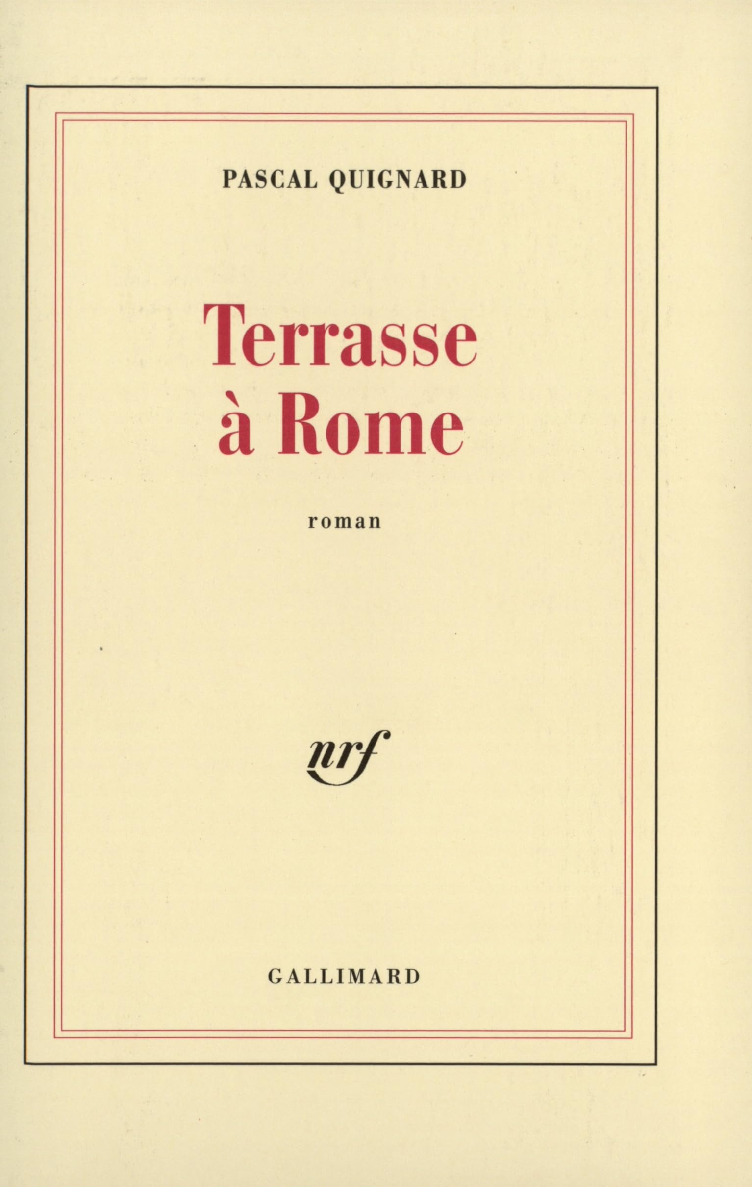 Terrasse à Rome 9782702851937