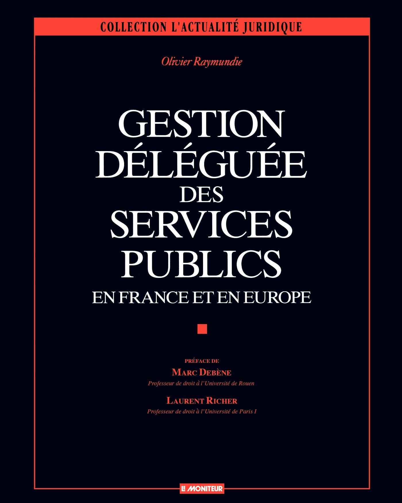 Gestion déléguée des services publics 9782281122183