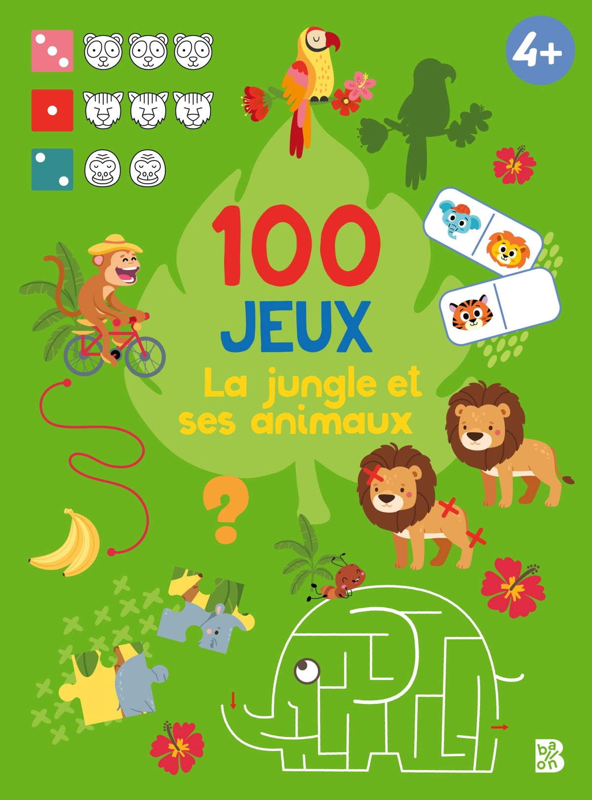 100 jeux - La jungle et ses animaux 9789403245287