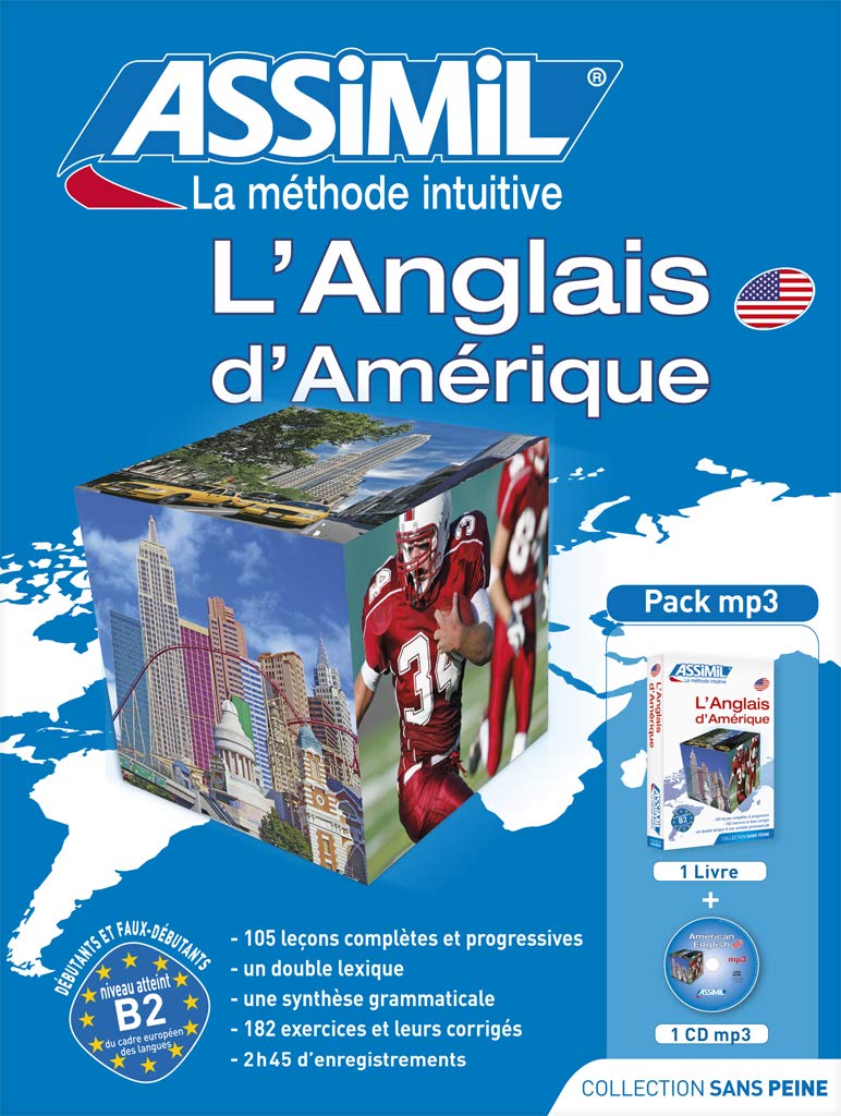 Pack MP3 Anglais d'amérique (livre +1Cd mp3) 9782700570168