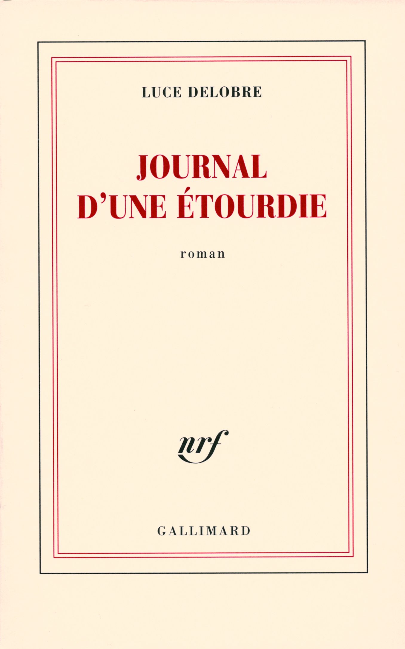Journal d'une étourdie 9782070783274