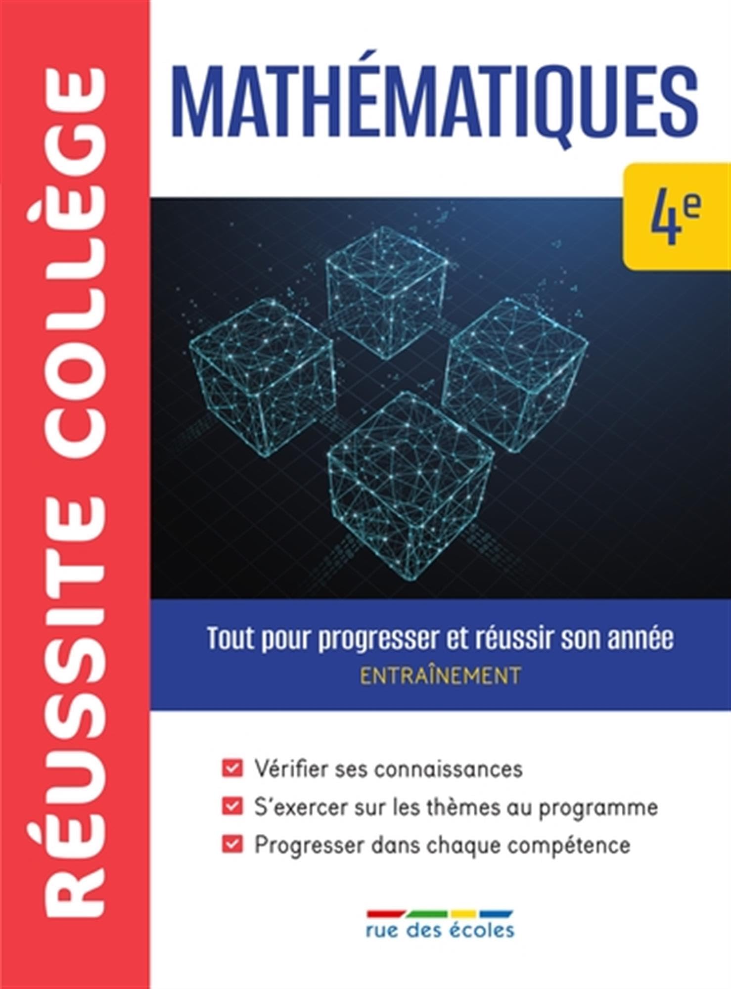 Réussite collège mathématiques 4e: Tout pour progresser et réussir son année 9782820814159