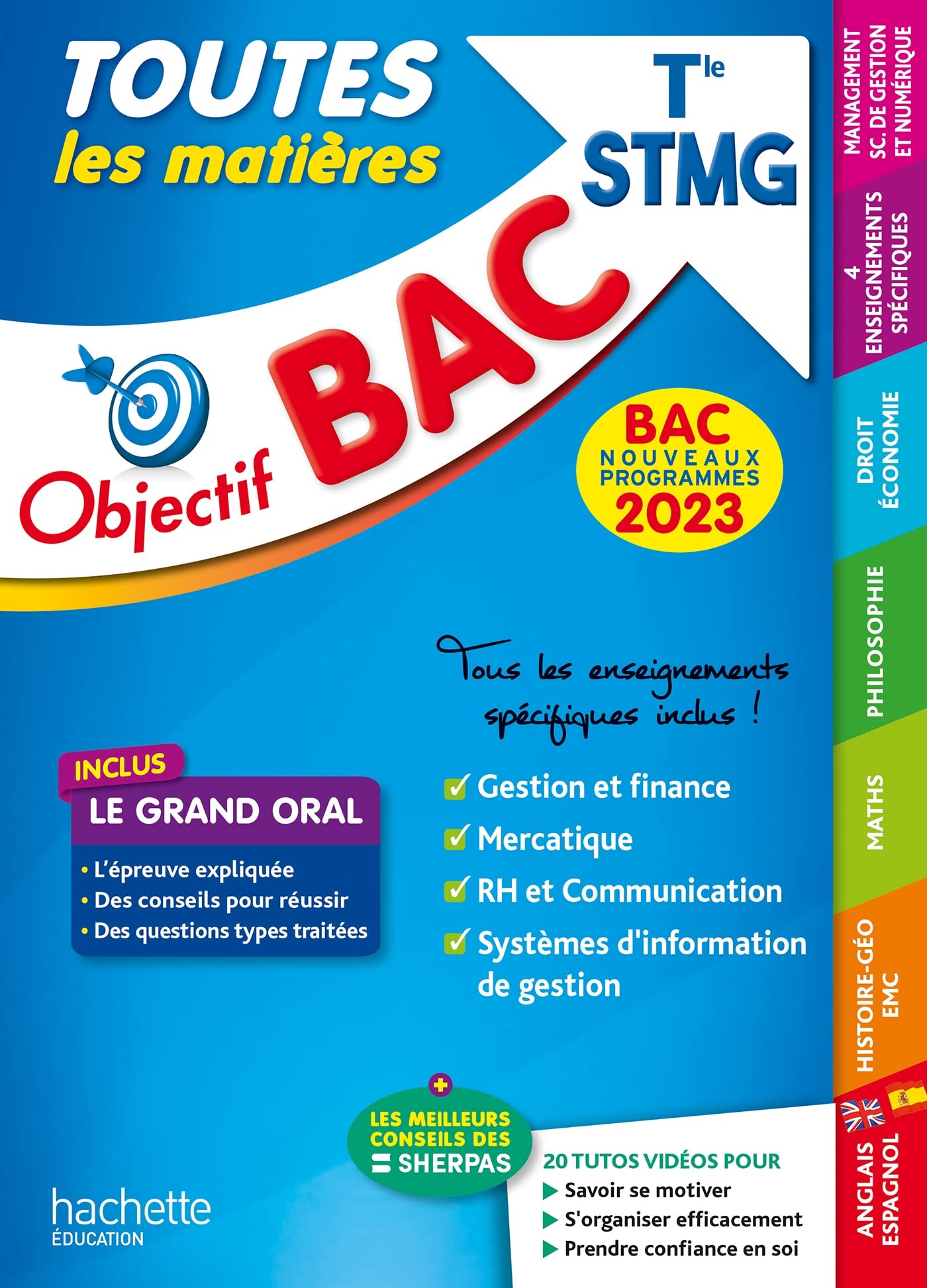 Objectif Bac 2023 - Term STMG Toutes les matières 9782017185864