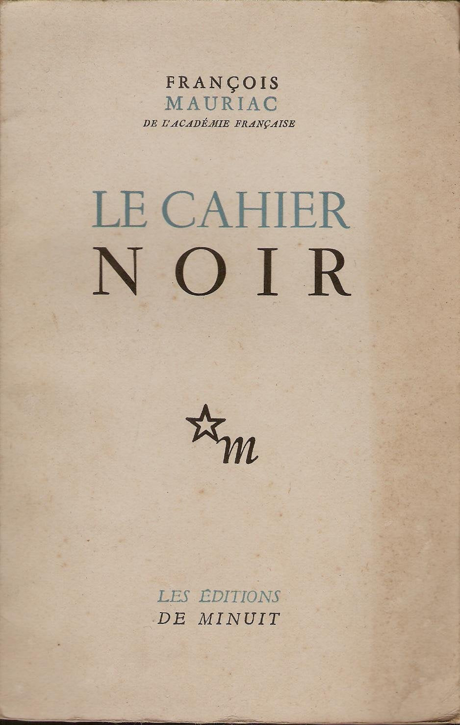 Le Cahier Noir 9782350660103