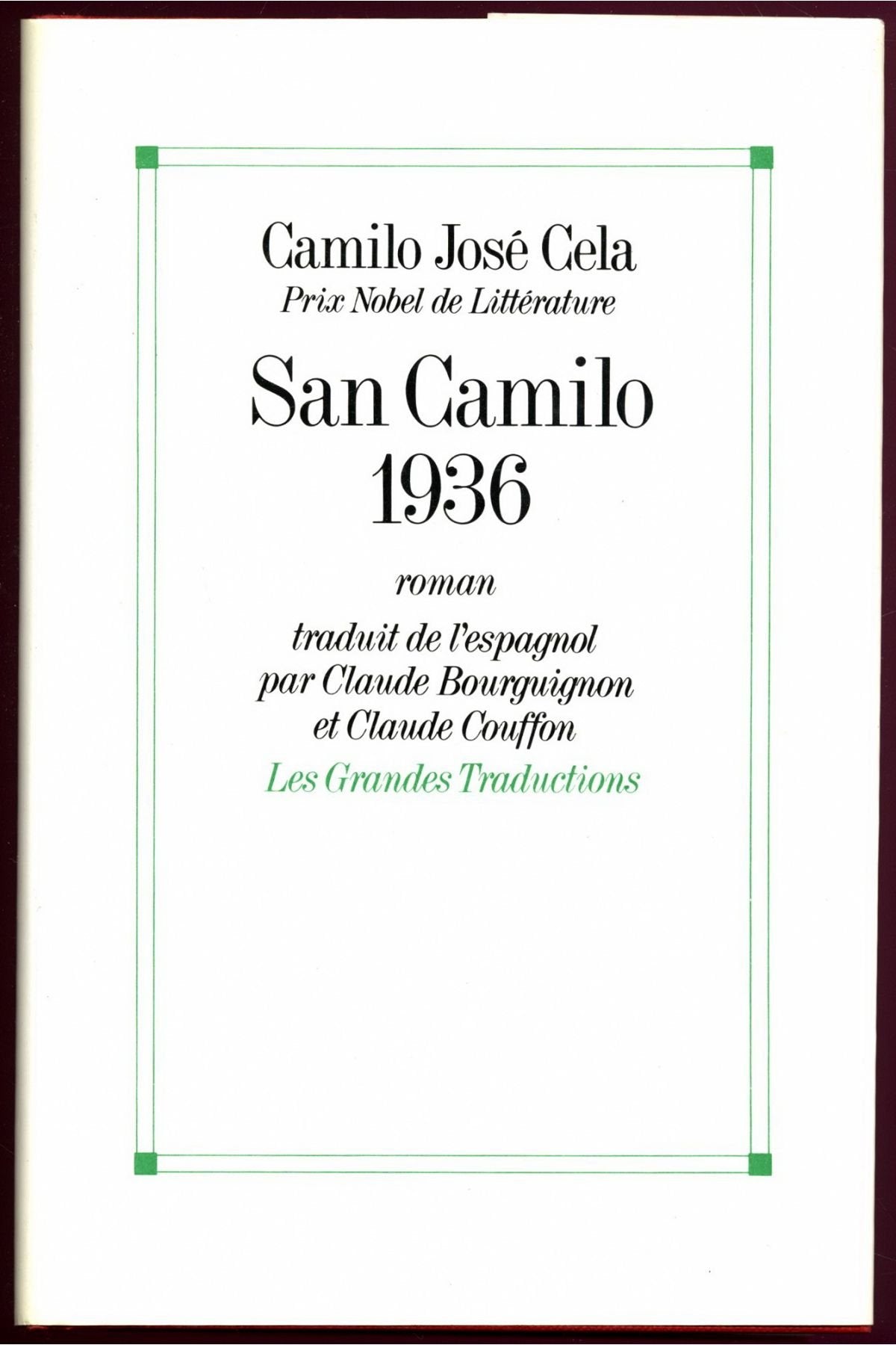 San Camilo, 1936 9782286464097