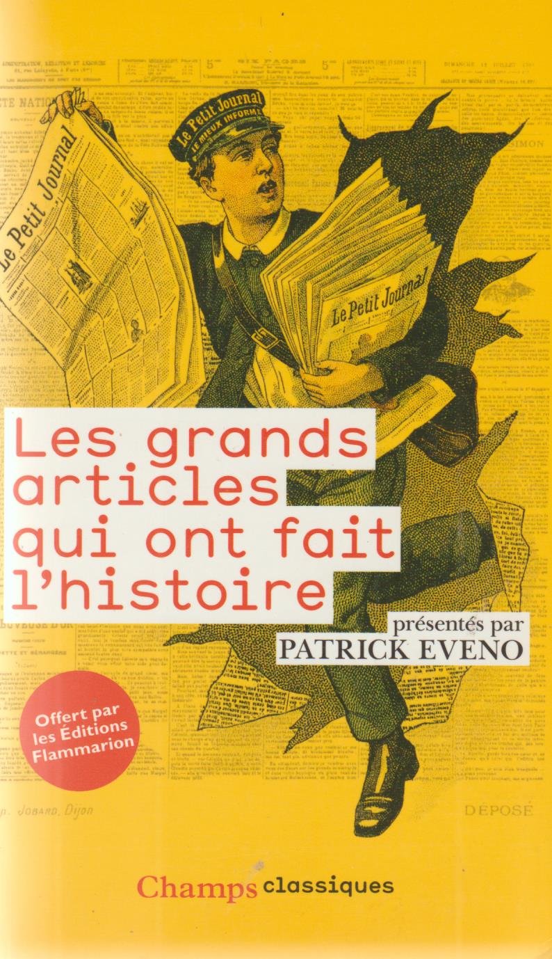 GRATUIT OP CHAMPS -LES GRANDS ARTICLES QUI ONT FAIT L'HISTOIRE- 02/2011 9782081252516