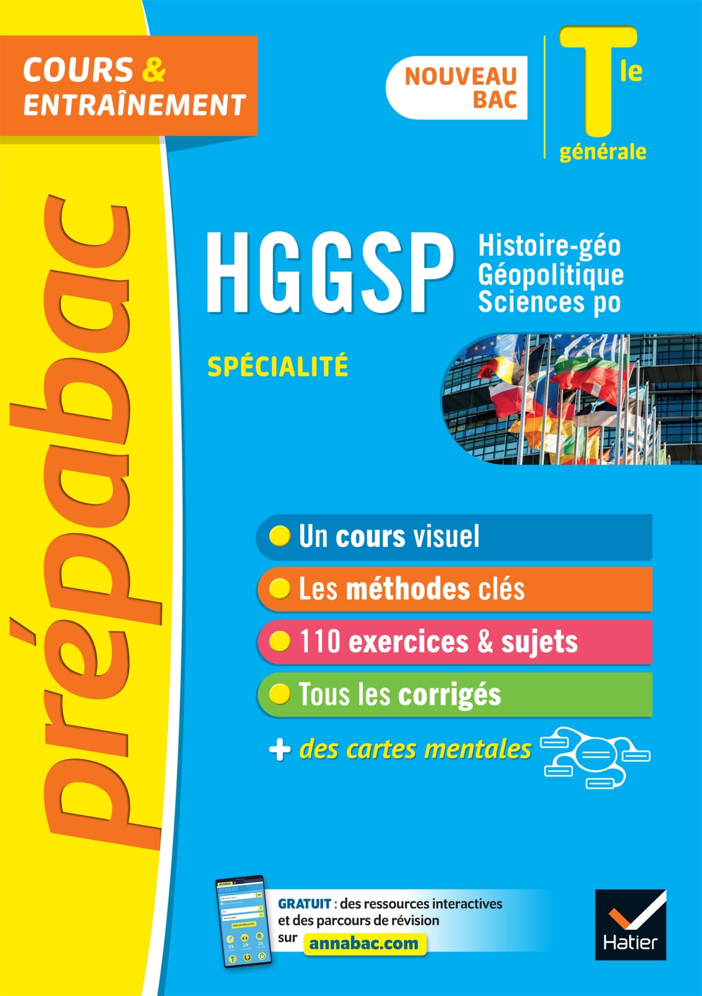 Prépabac HGGSP Tle générale (spécialité) - Bac 2023: nouveau programme de Terminale 9782401064607
