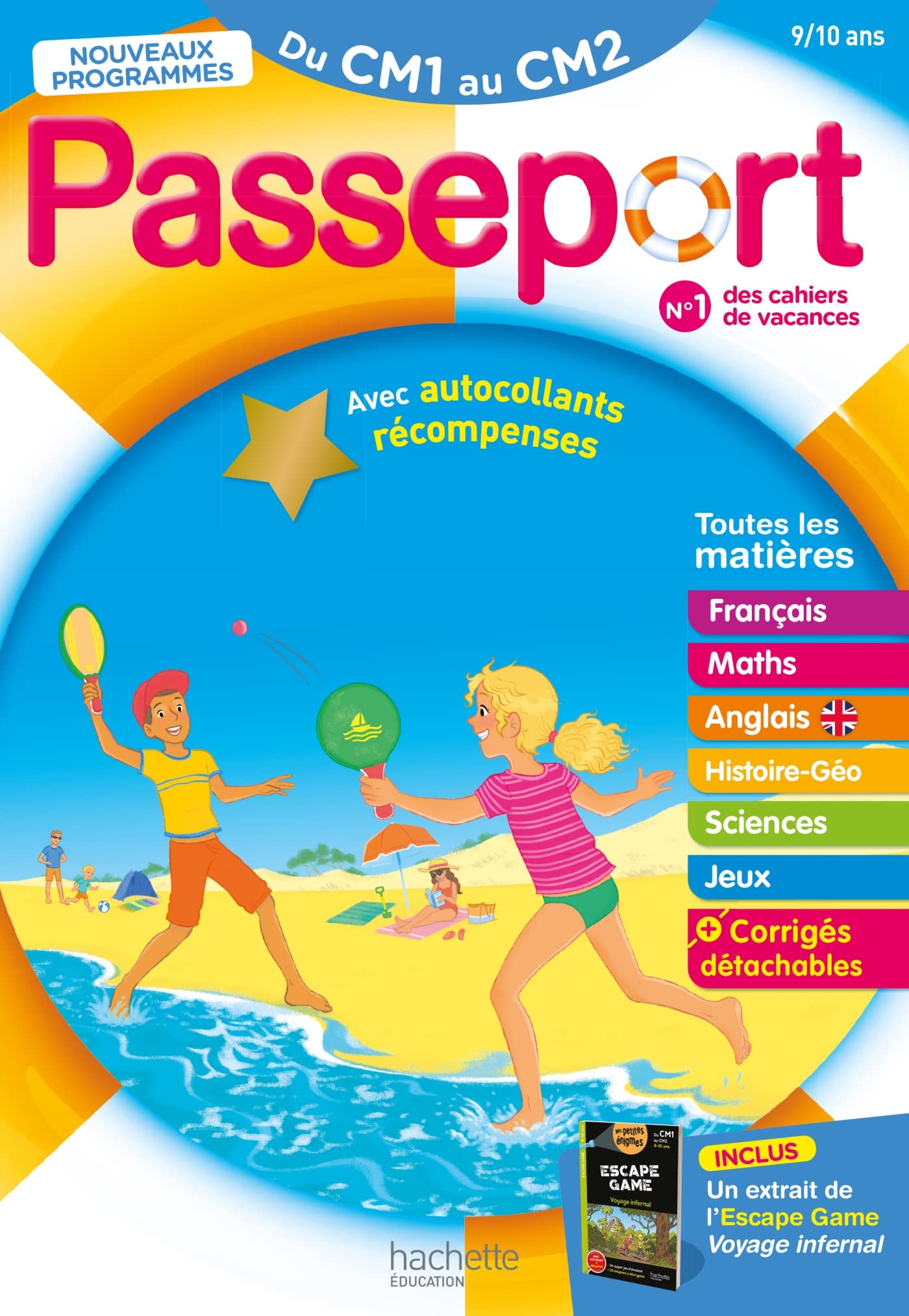 Passeport - Du CM1 au CM2 9/10 ans - Cahier de vacances 2025 9782017222552