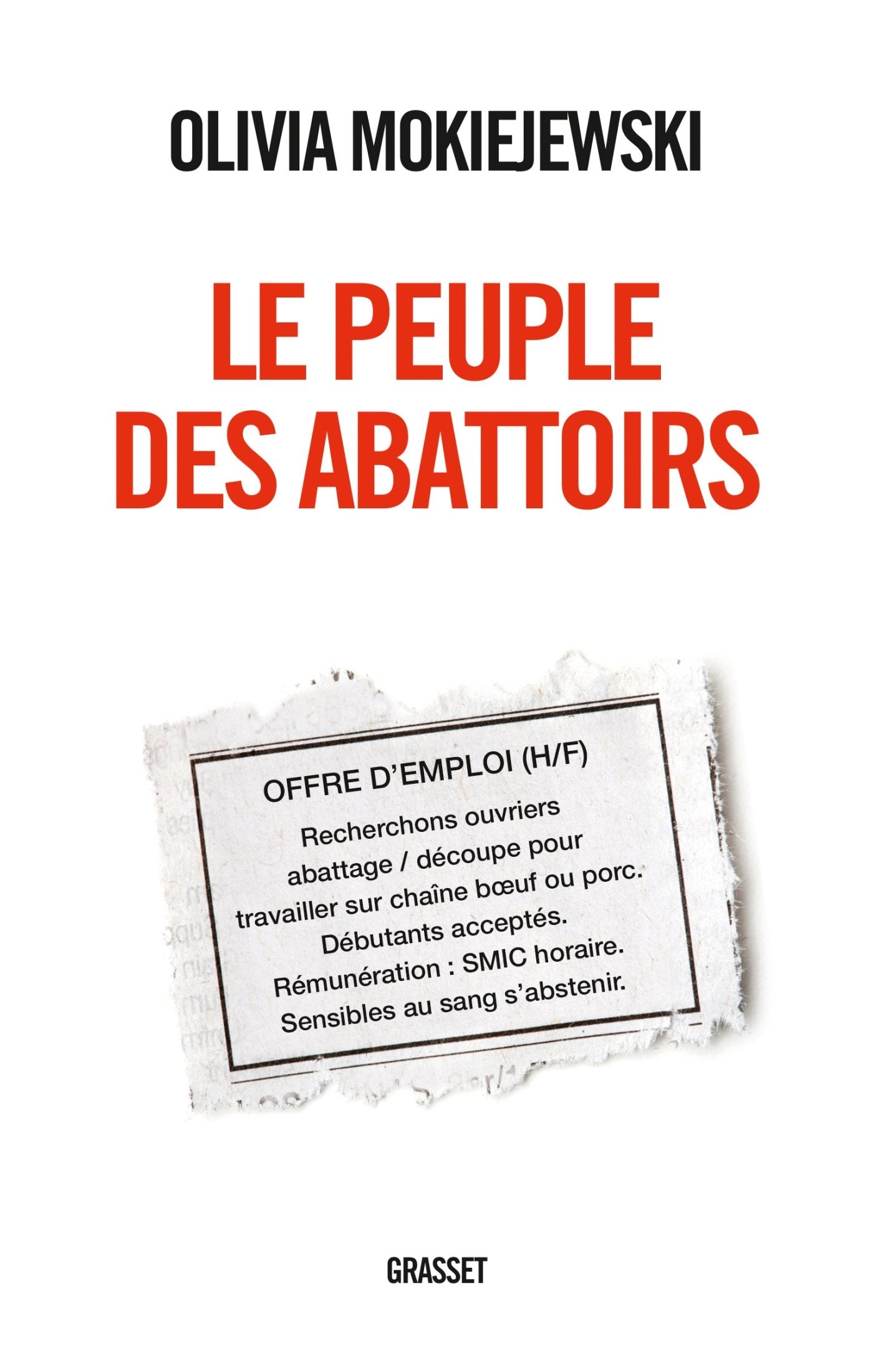 Le peuple des abattoirs 9782246853756