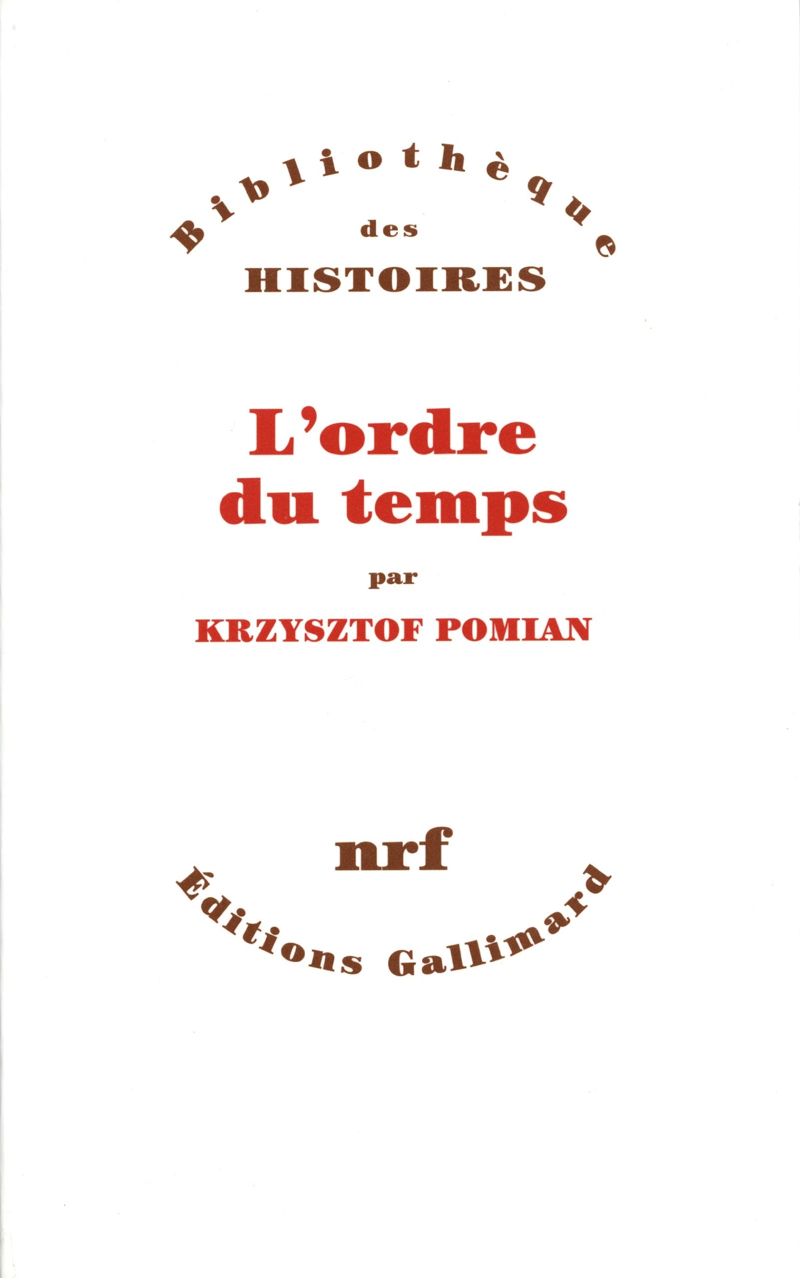 L'ordre du temps 9782070701438