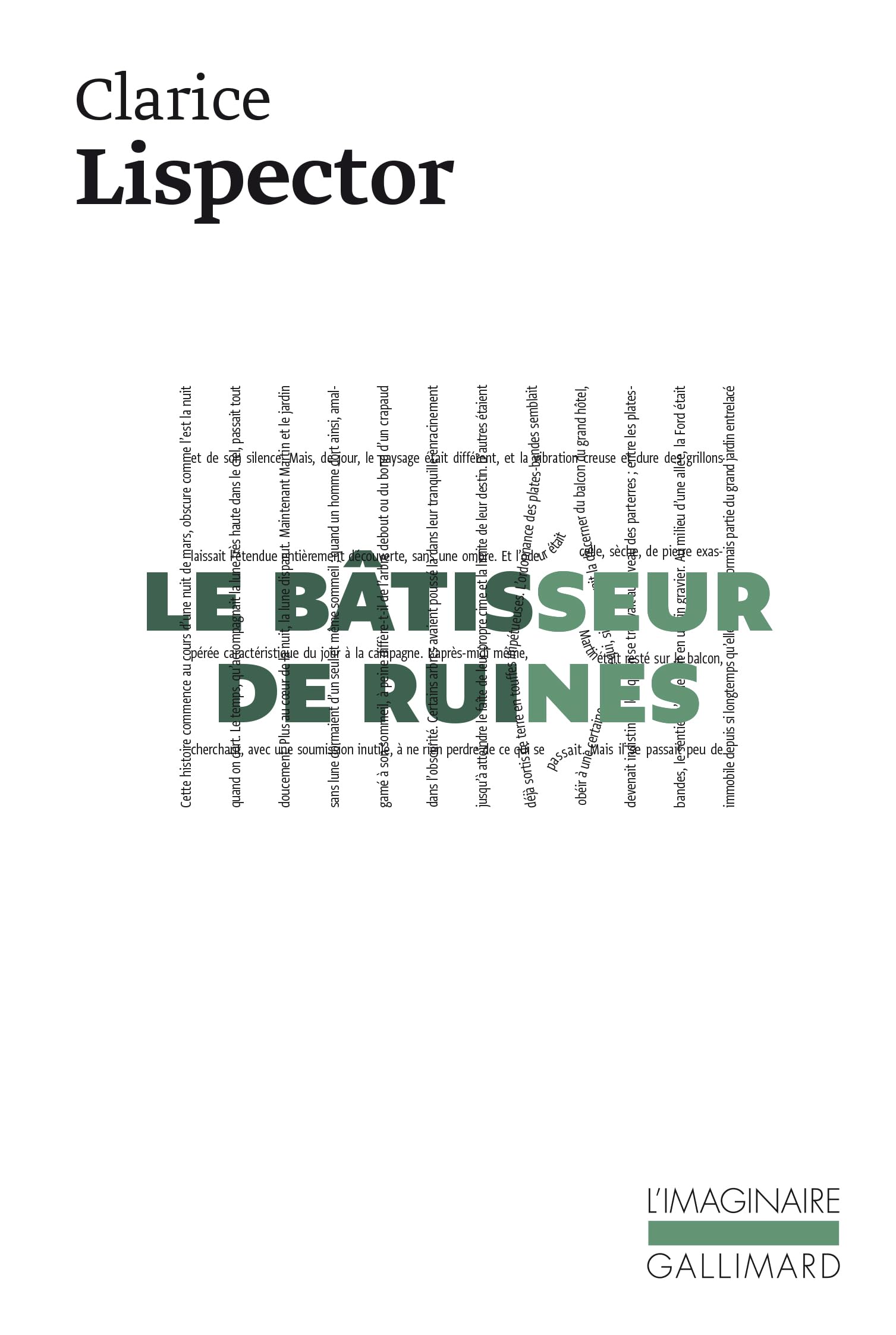 Le Bâtisseur de ruines 9782070759354